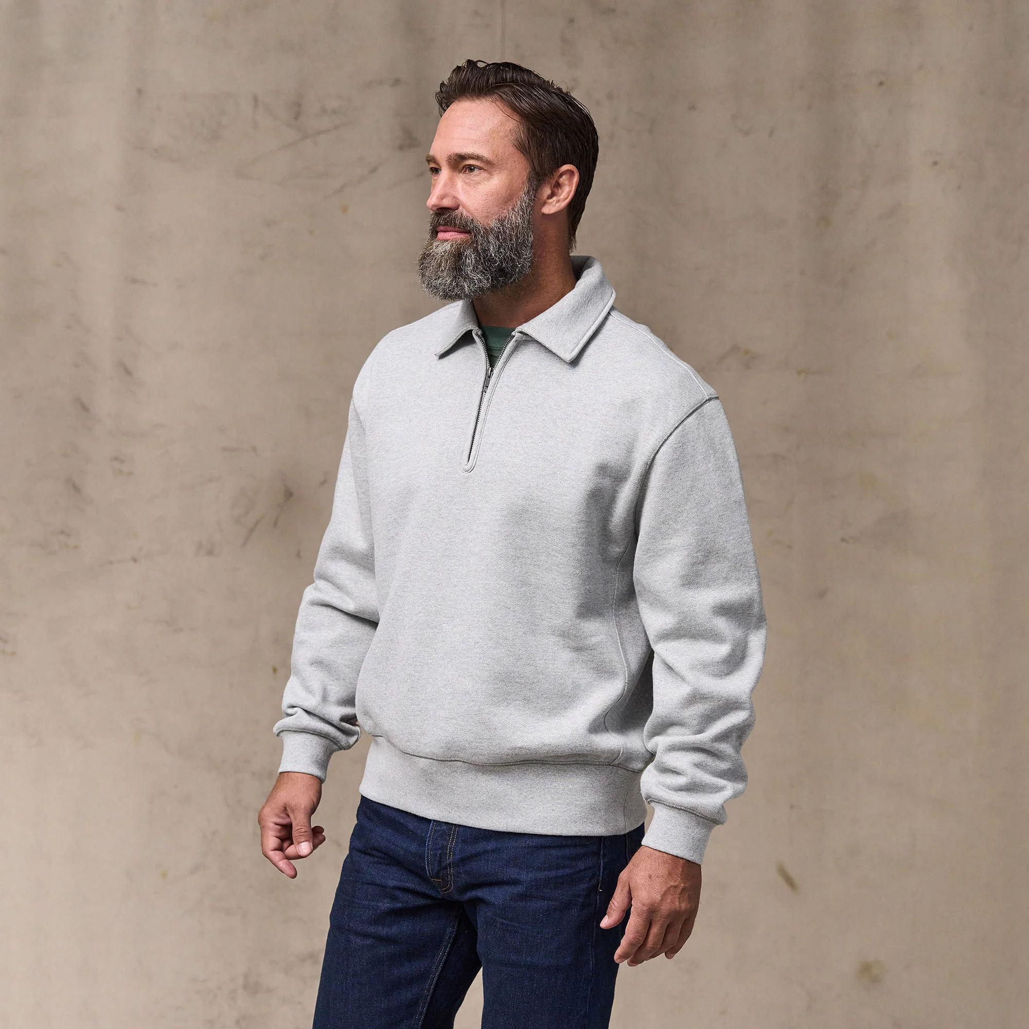 14-oz. Heritage Fleece 1/4 Zip - Image 4