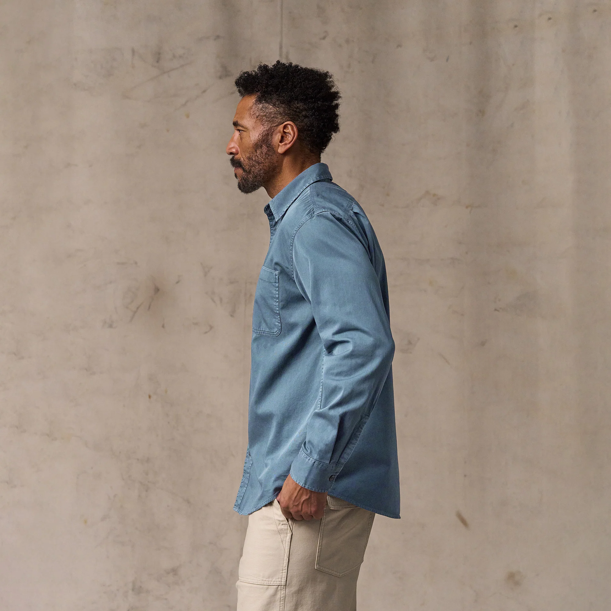 4.5-Oz Twill Cotton Shirt - Image 2