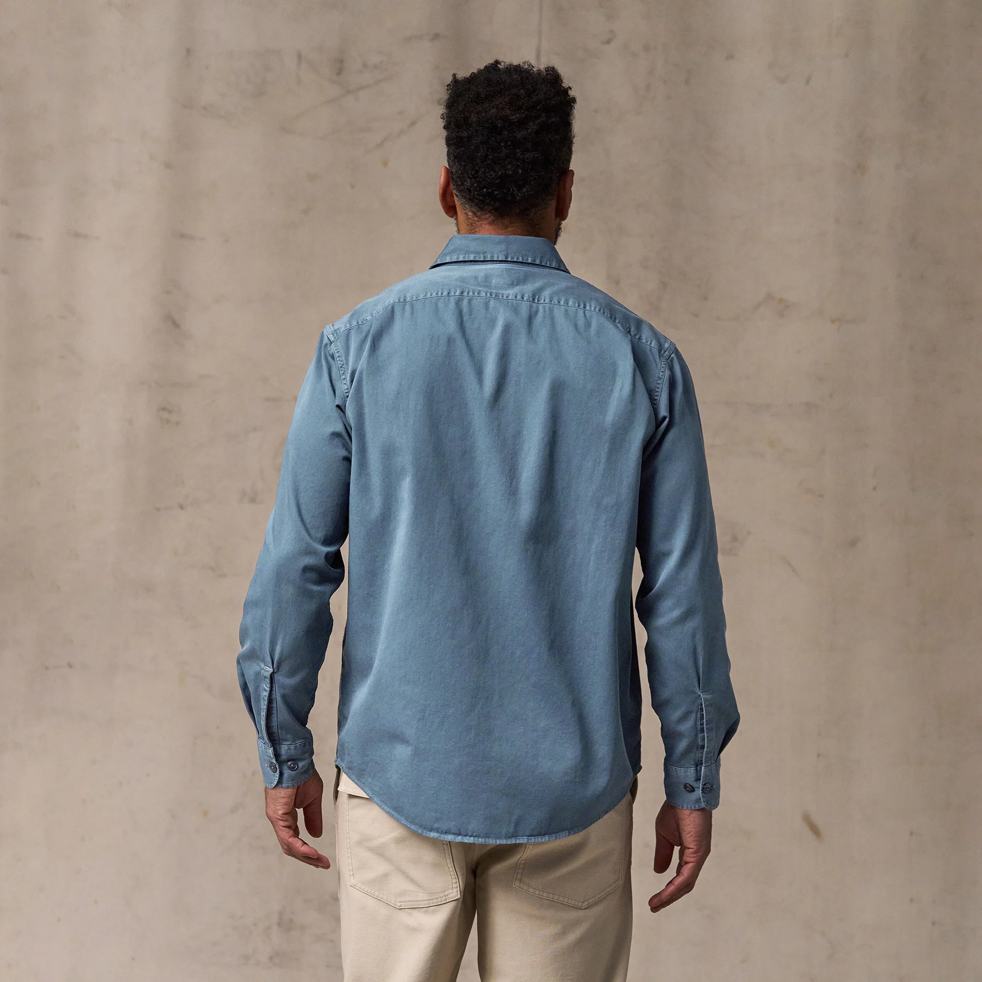 4.5-Oz Twill Cotton Shirt - Image 3