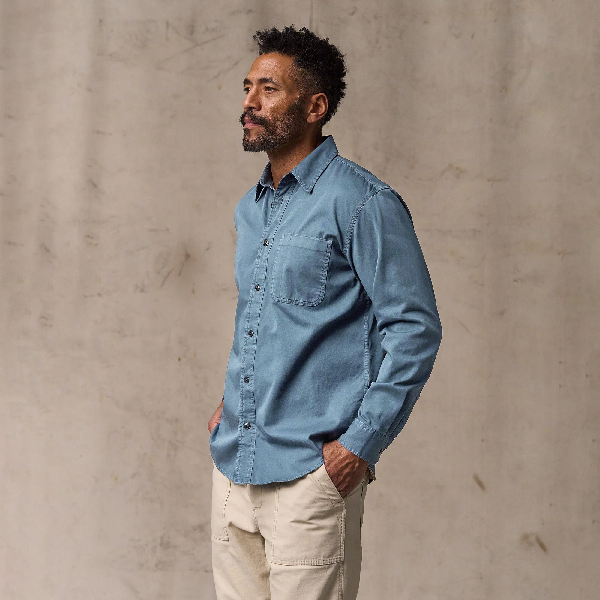 4.5-Oz Twill Cotton Shirt - Image 5