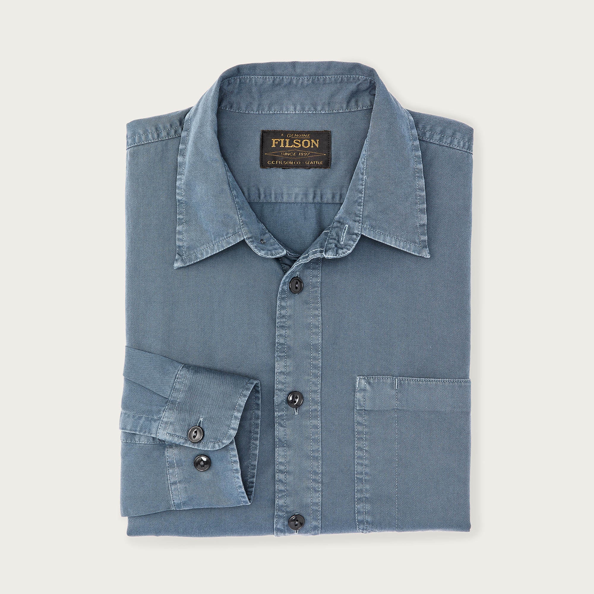 4.5-Oz Twill Cotton Shirt - Image 6