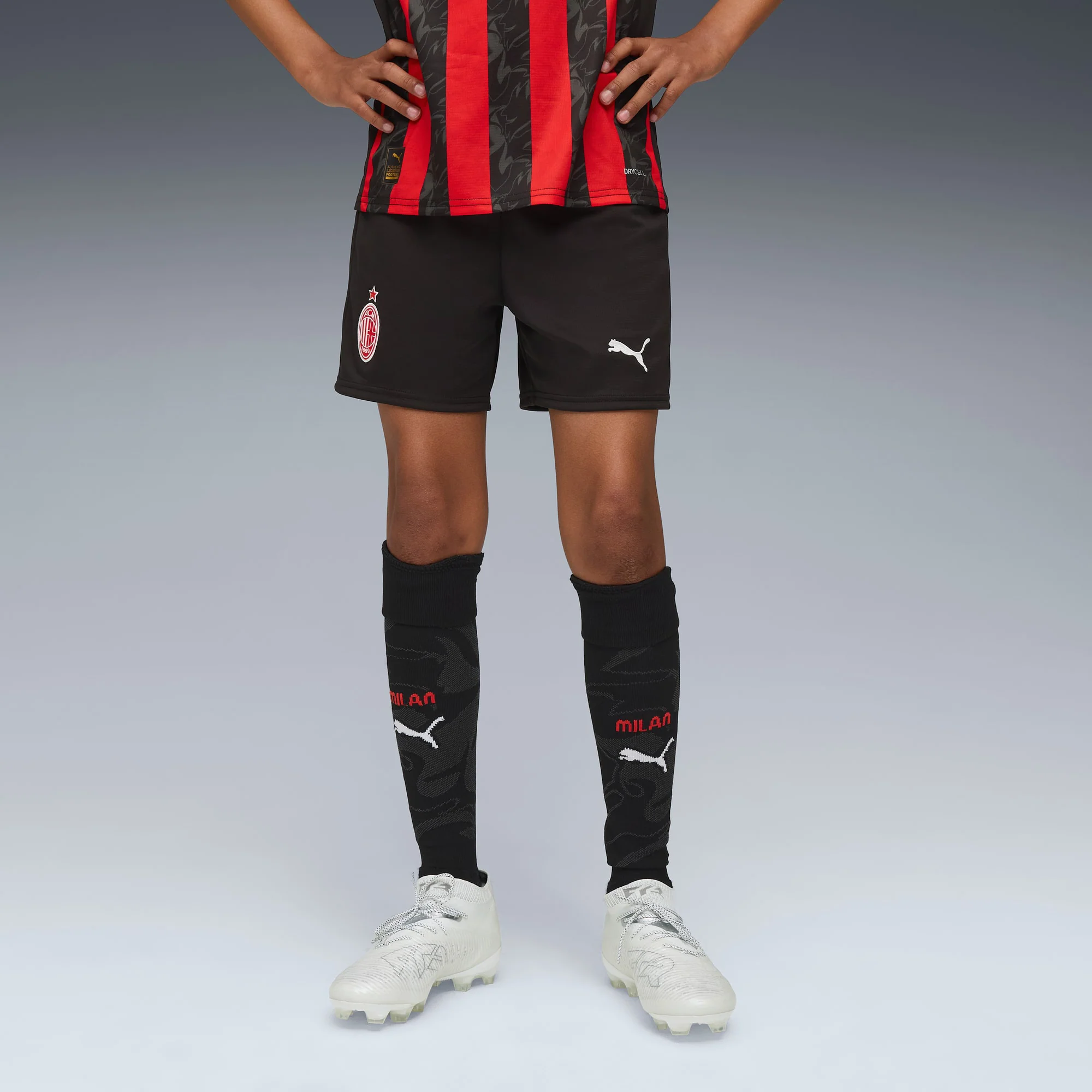 AC Milan 25/26 Home Football Shorts Jnr - Image 5