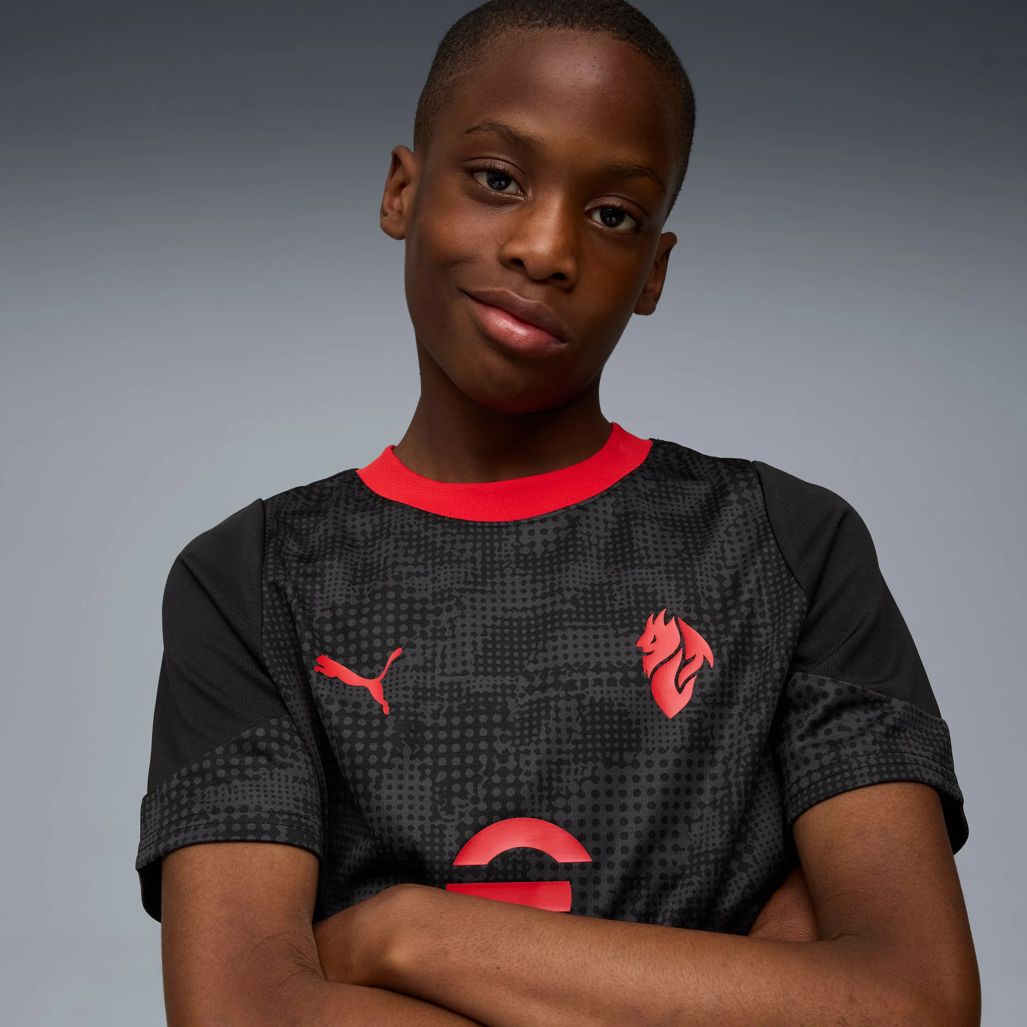 AC Milan 25/26 Training Football Jersey Jnr - Image 3