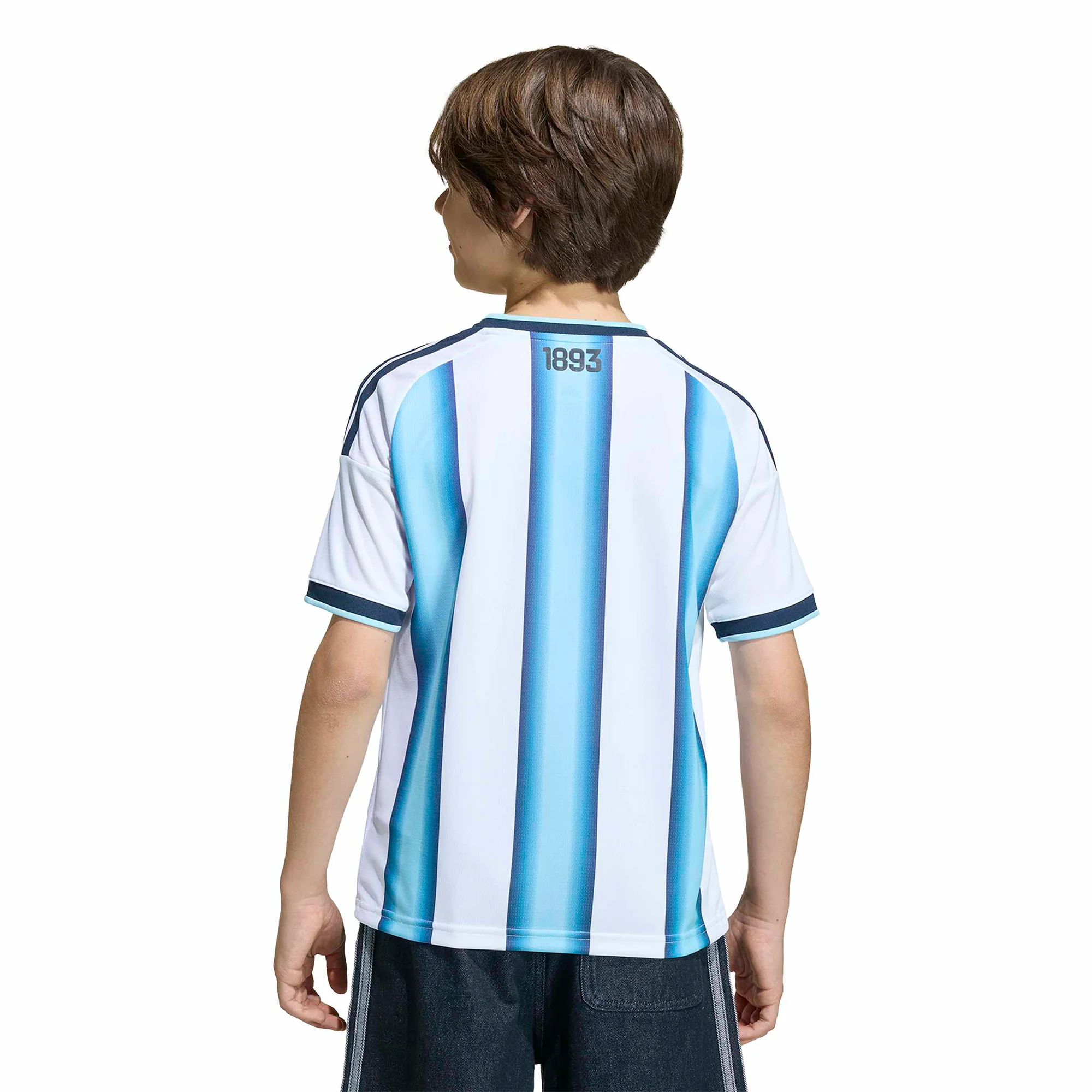 Argentina 26 Home Football Shirt Jnr - Image 4