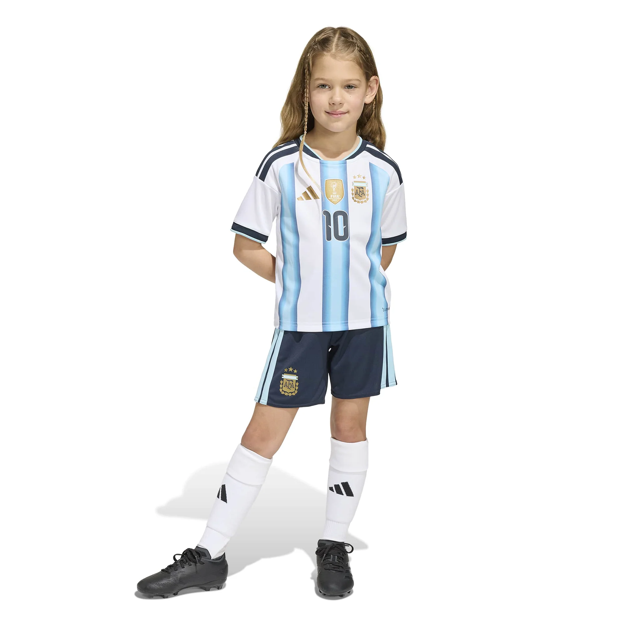 Argentina 26 Home Messi Football Mini Kit - Image 2