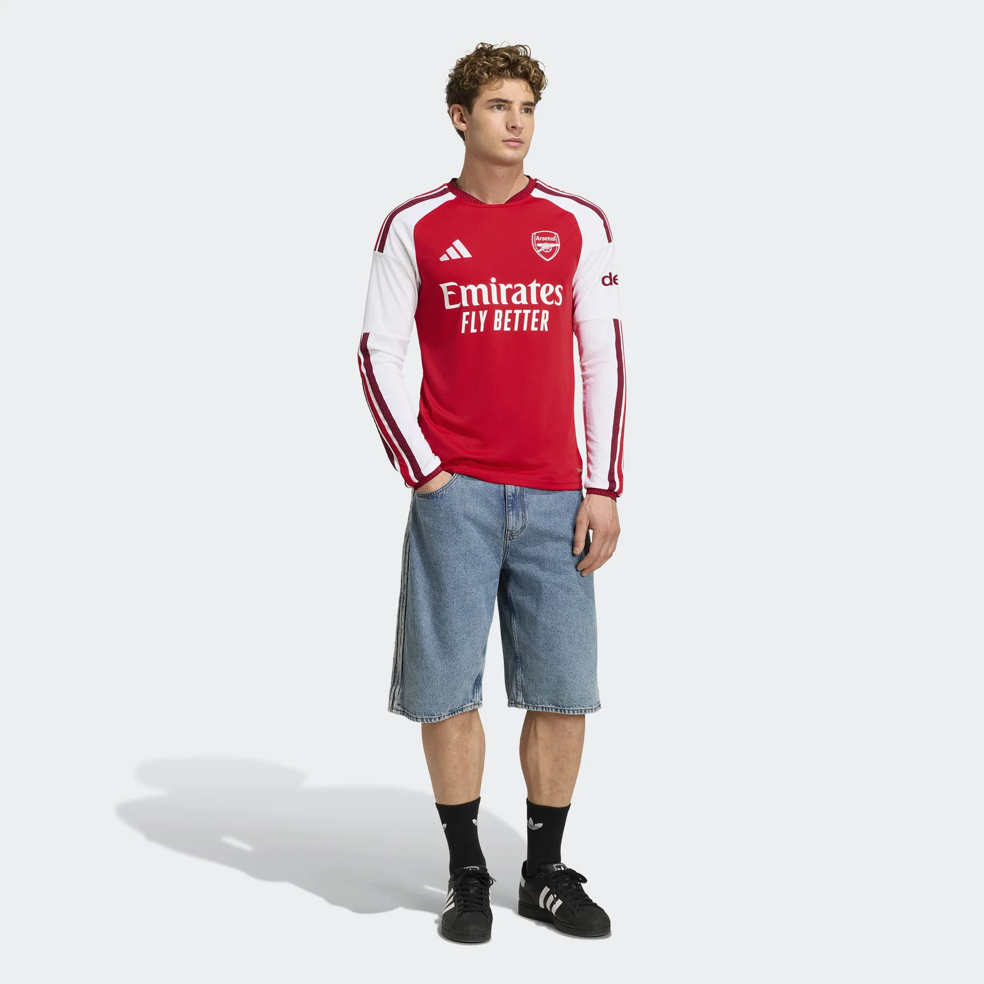 Arsenal 26/27 Home L/S Football Shirt - Image 2