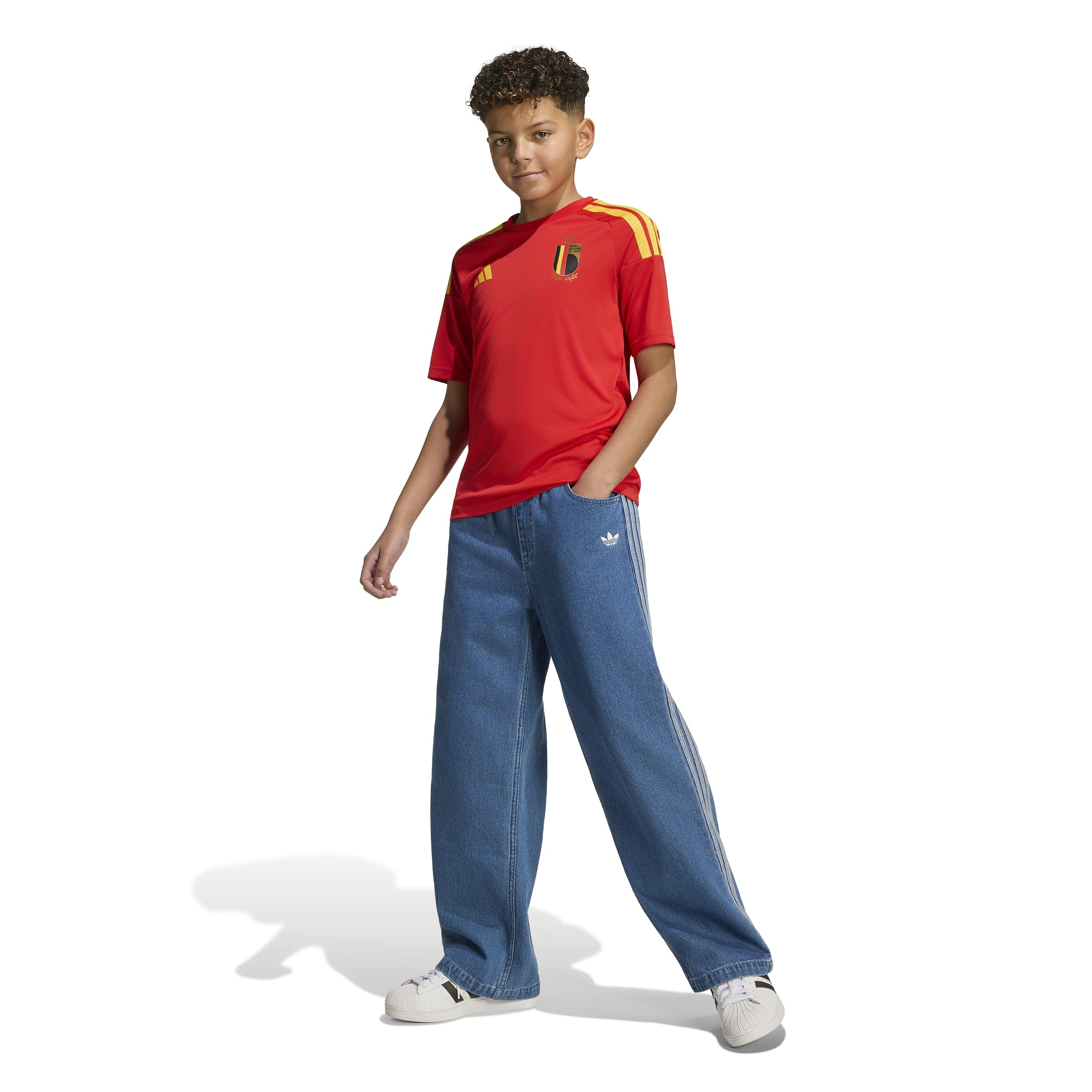 Belgium 26 Home Fan Football Shirt Jnr - Image 3
