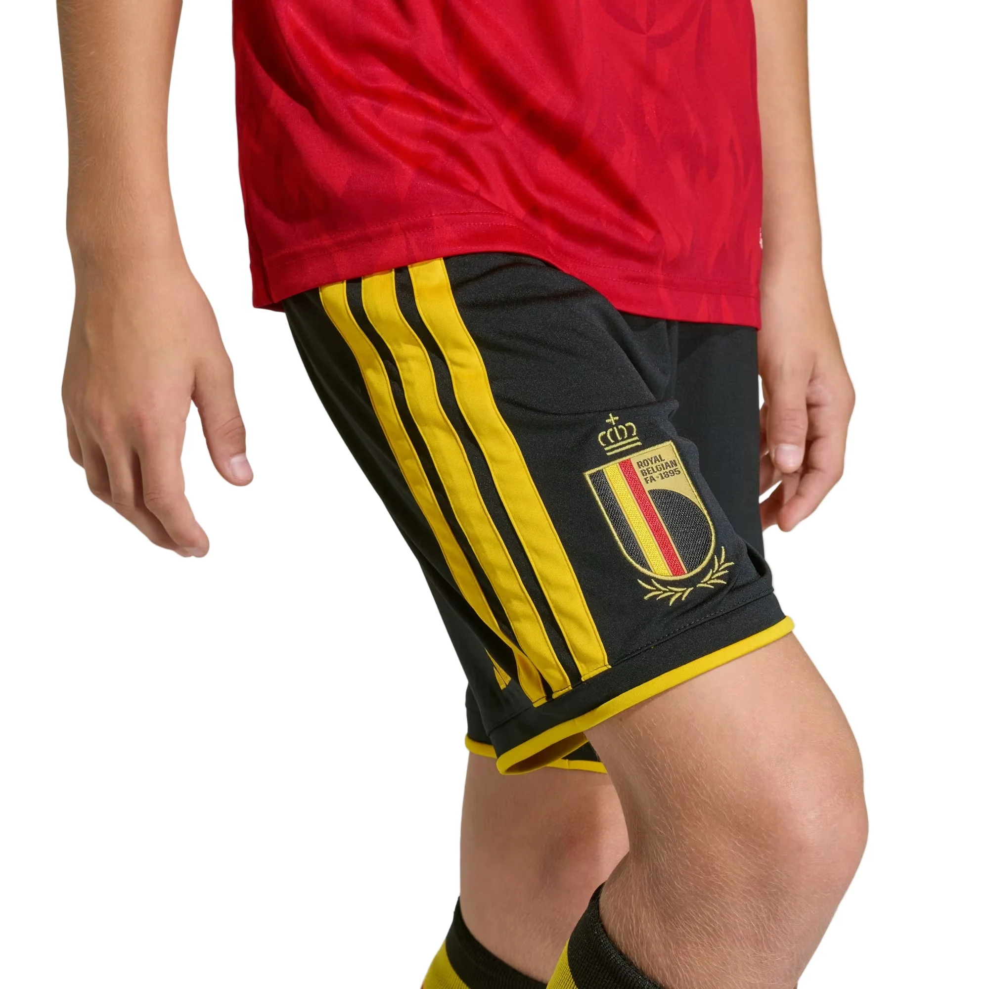 Belgium 26 Home Football Football Shorts Jnr - Image 4