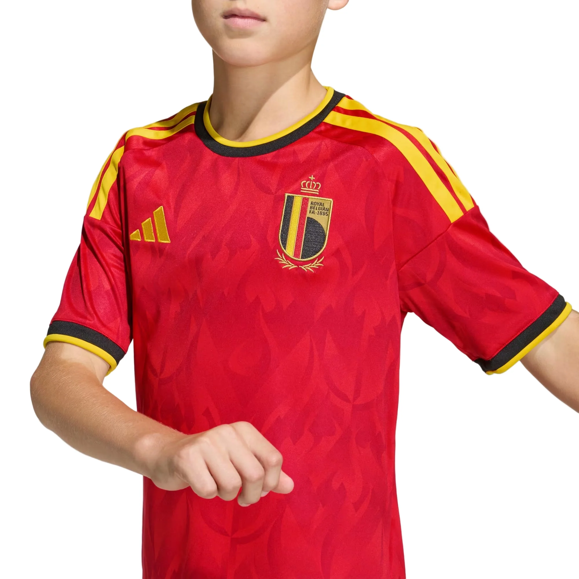 Belgium 26 Home Football Shirt Jnr - Image 4
