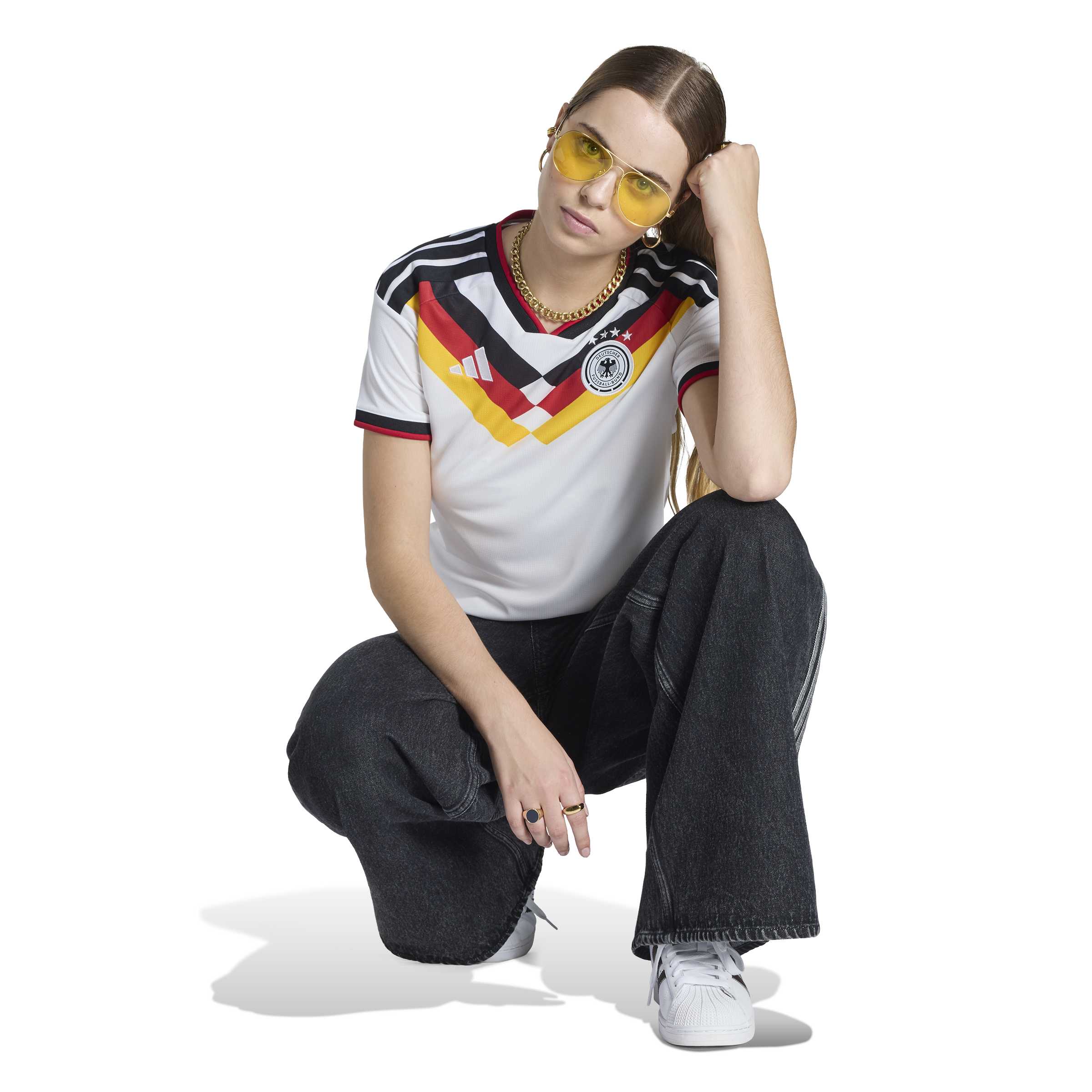 Germany 26 Home Football Shirt Women's - Image 2
