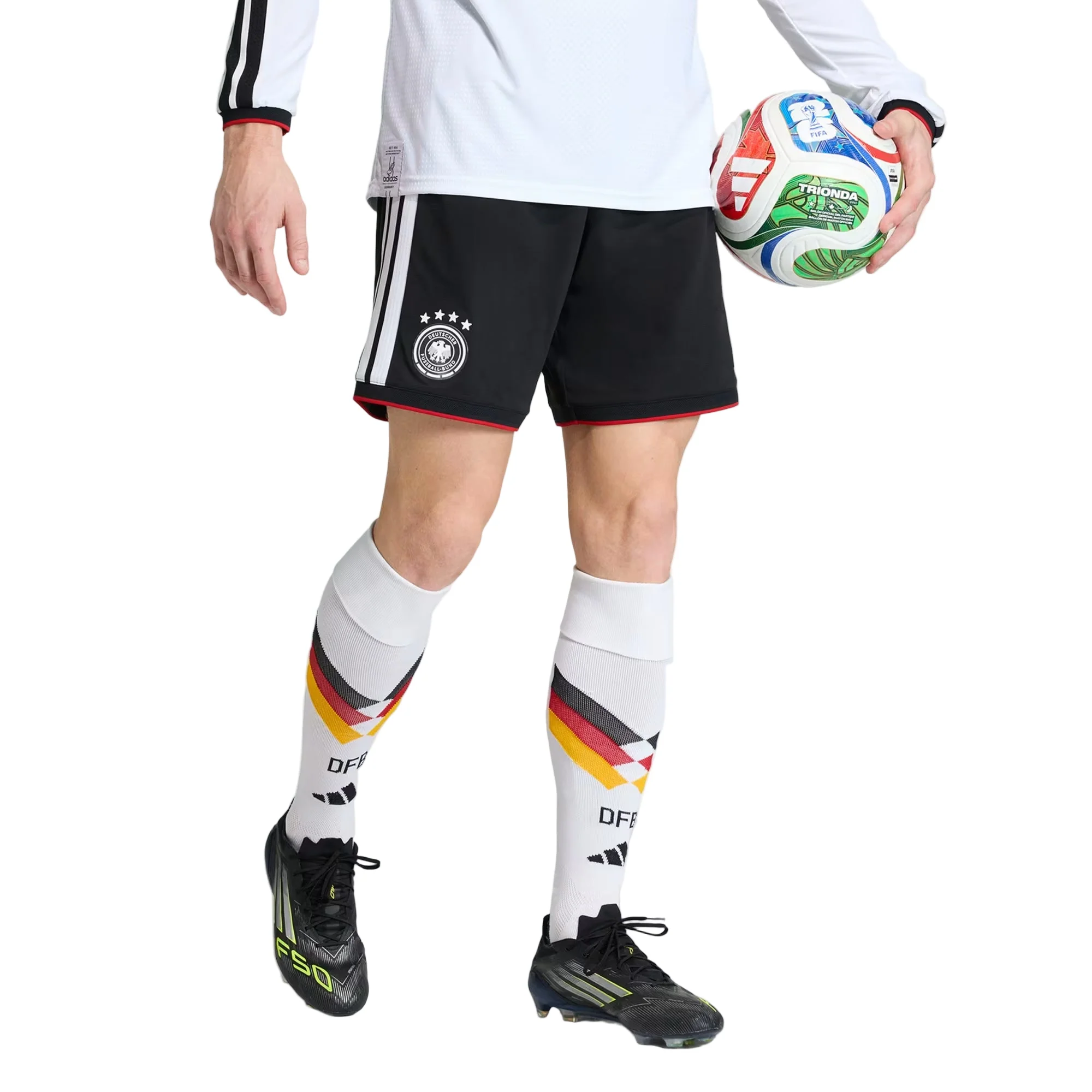 Germany 26 Home Football Shorts - Image 6