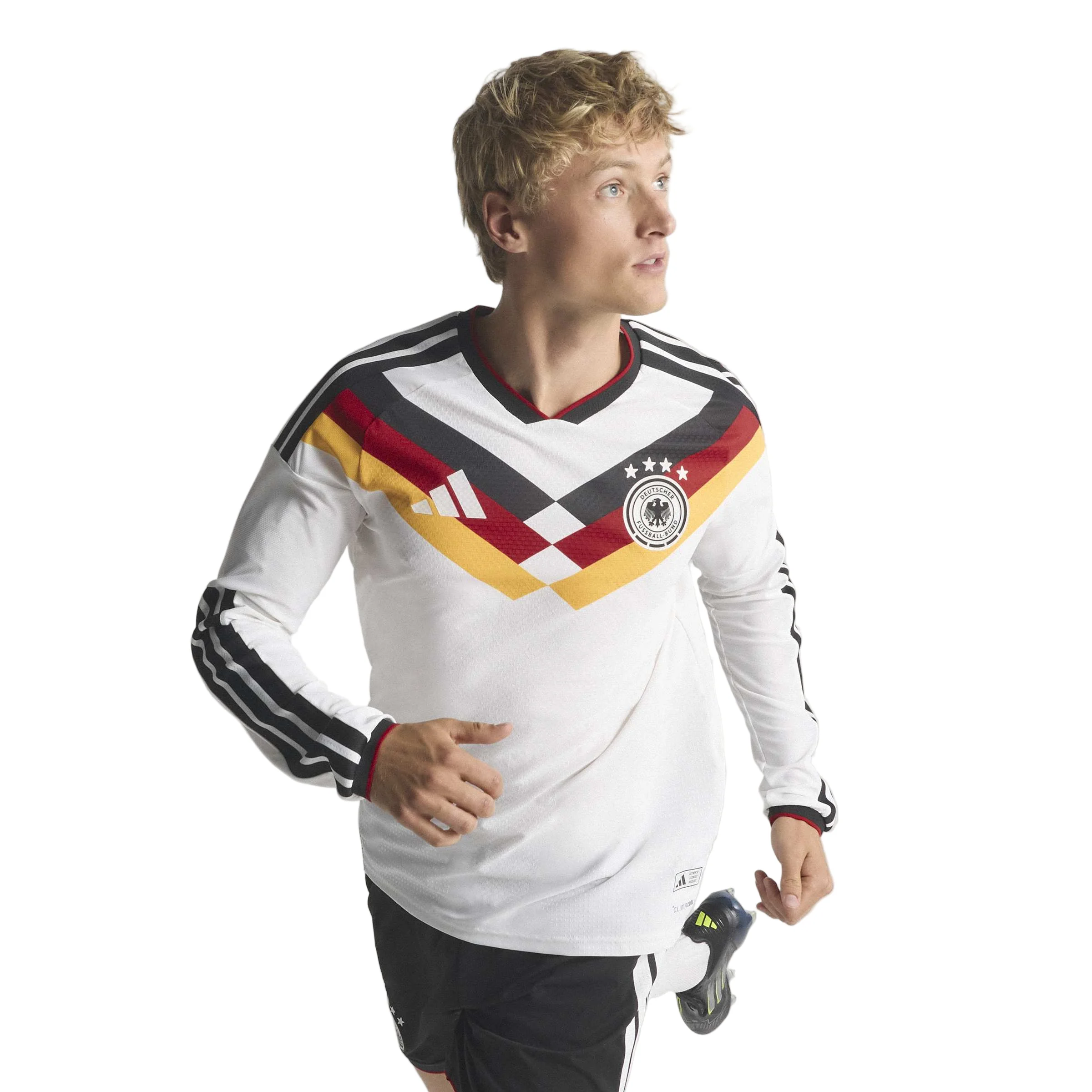 Germany 26 Home Long Sleeve Authentic Football Shirt - Image 4