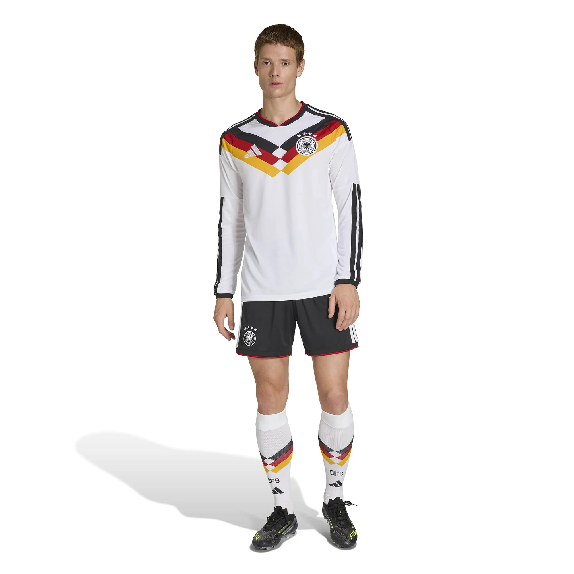 Germany 26 Home Long Sleeve Football Shirt - Image 3