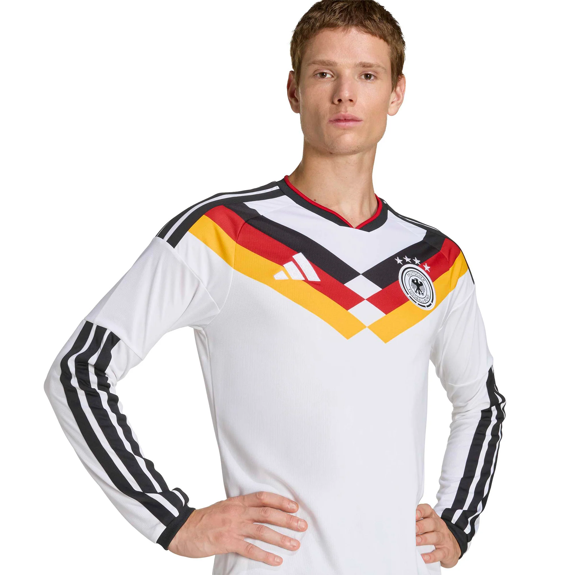 Germany 26 Home Long Sleeve Football Shirt - Image 4