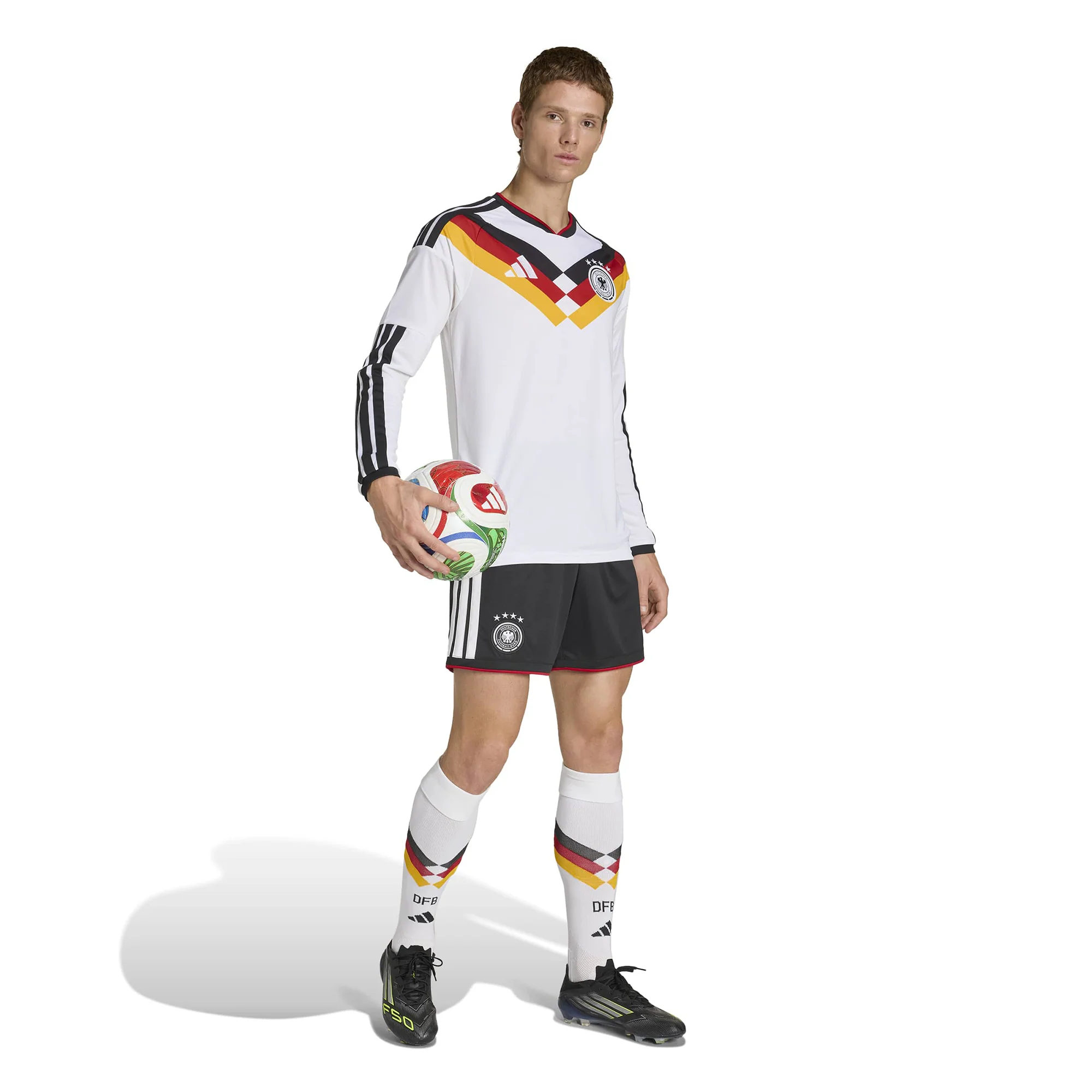 Germany 26 Home Long Sleeve Football Shirt - Image 6