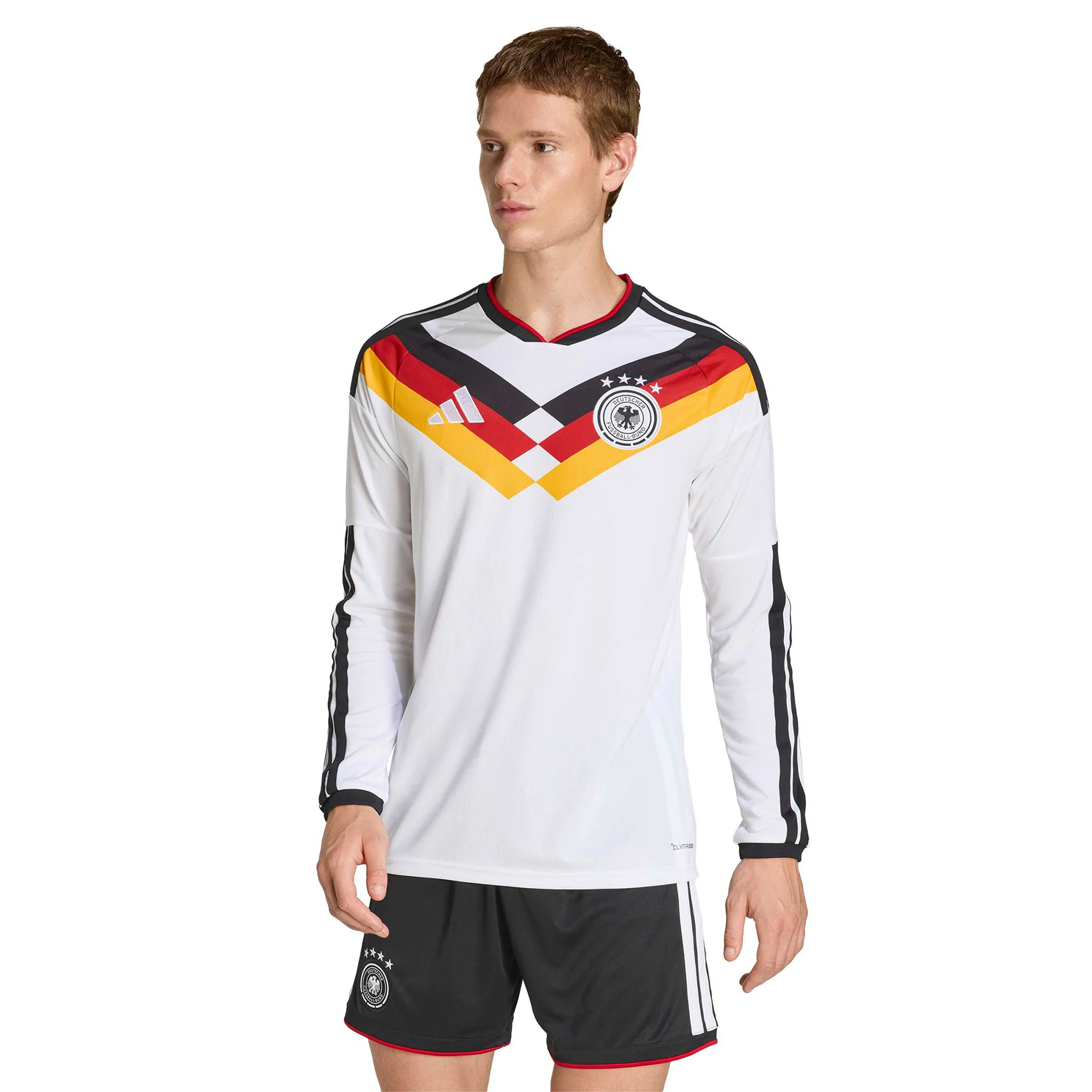 Germany 26 Home Long Sleeve Football Shirt - Image 7