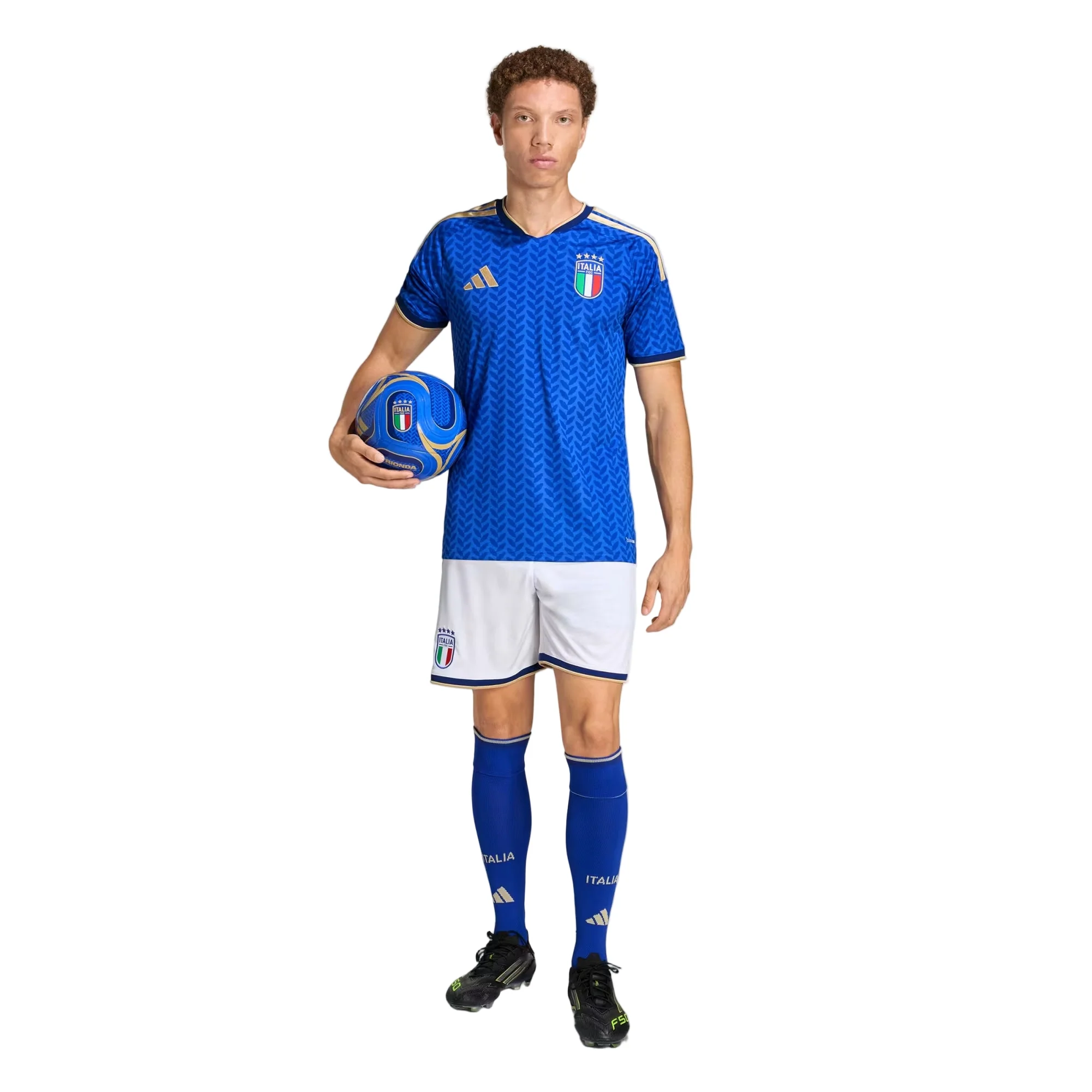 Italy 26 Home Football Football Shorts - Image 6