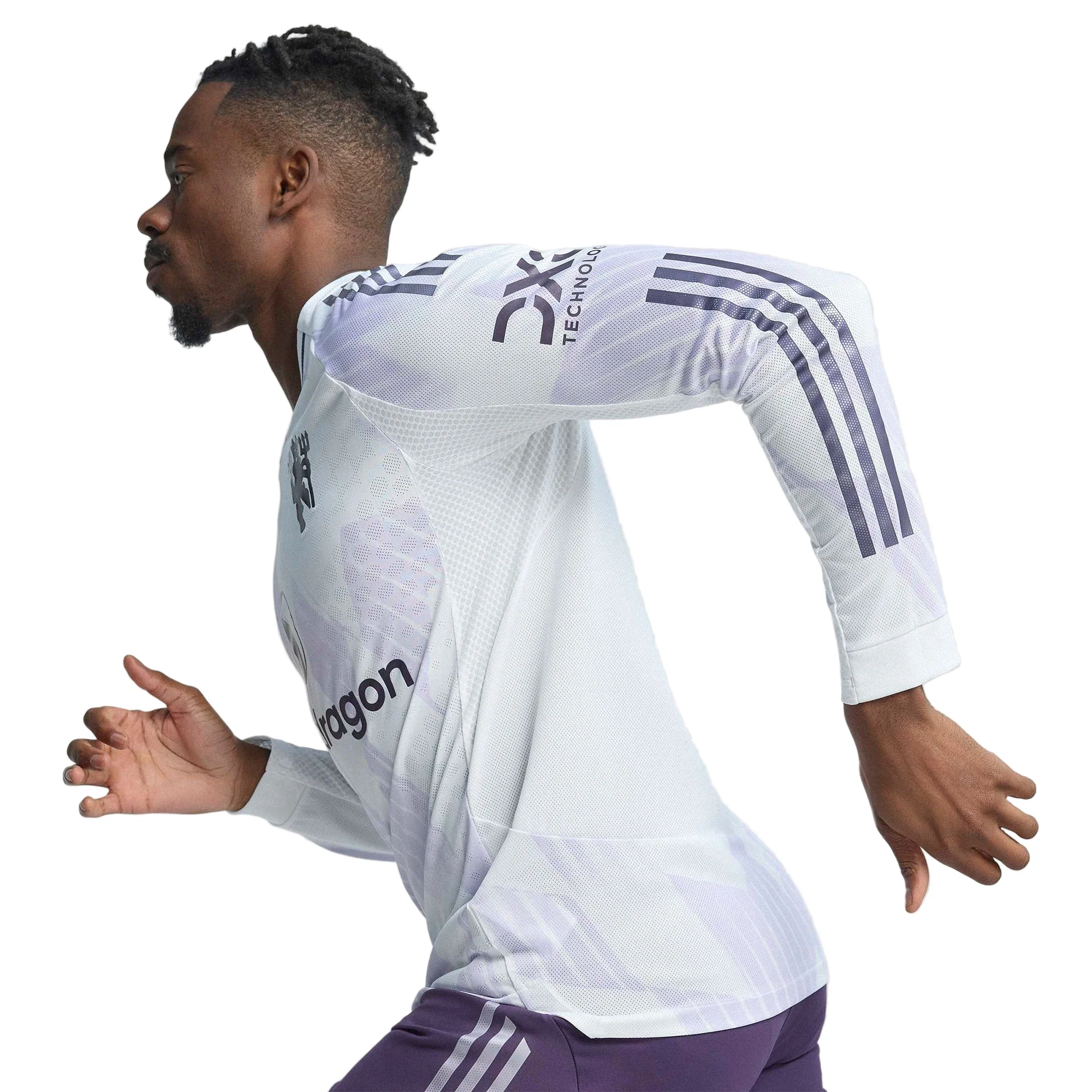 Man Utd 25/26 Away Authentic L/S Football Shirt - Image 3