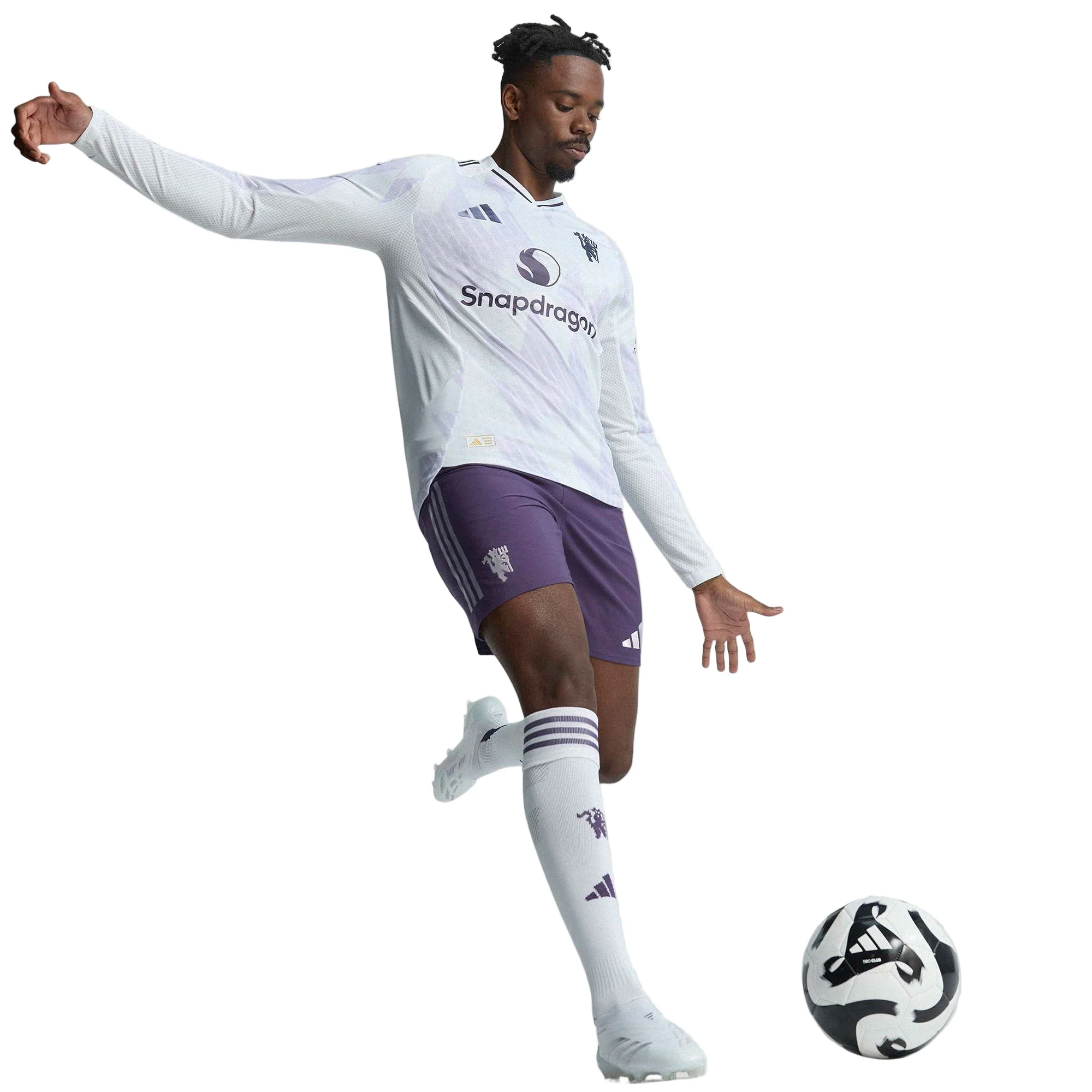 Man Utd 25/26 Away Authentic L/S Football Shirt - Image 4