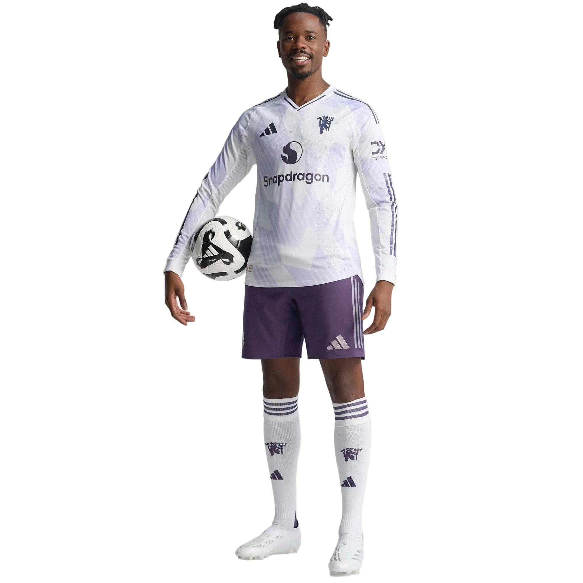 Man Utd 25/26 Away Authentic L/S Football Shirt - Image 8