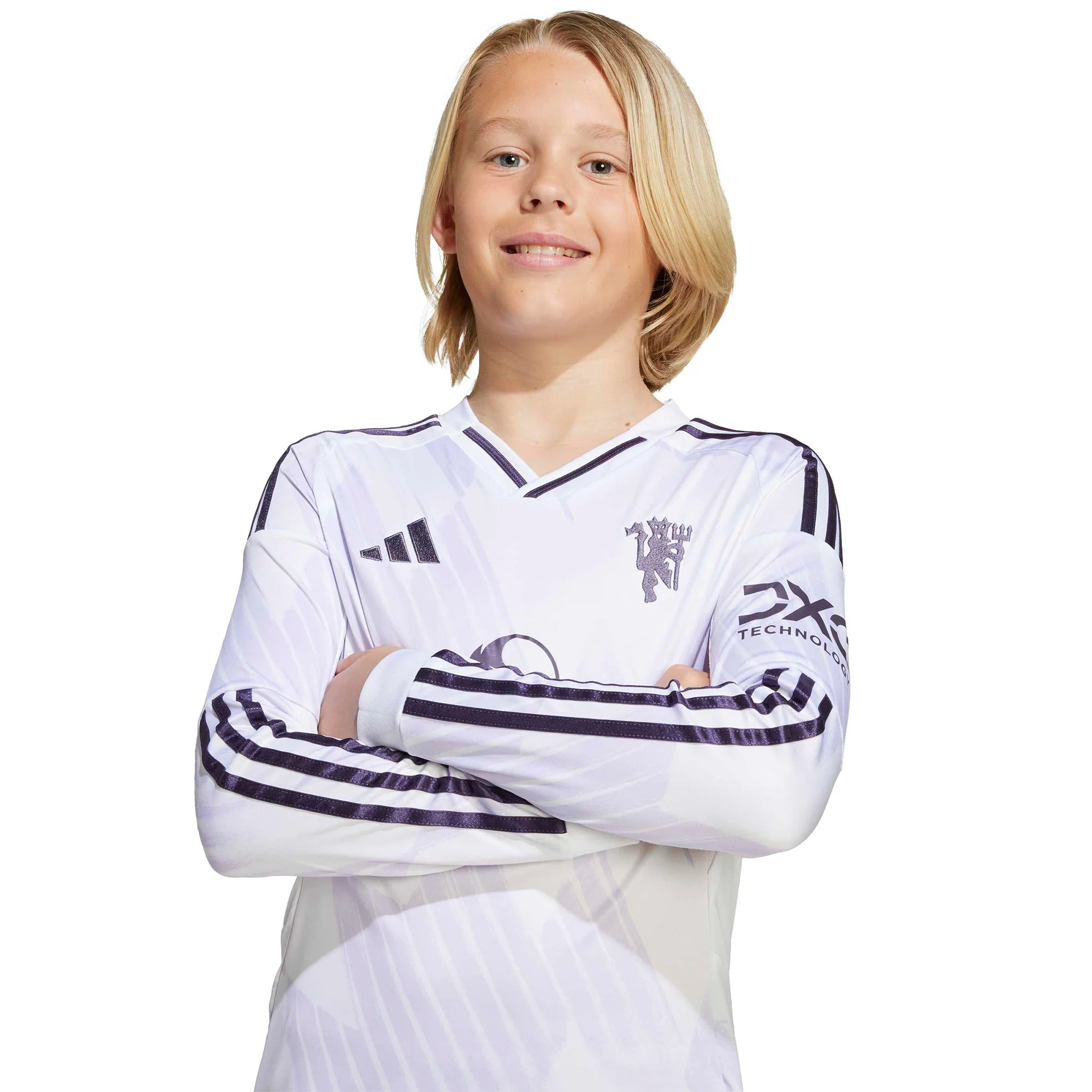 Man Utd 25/26 Away L/S Football Shirt Jnr - Image 6