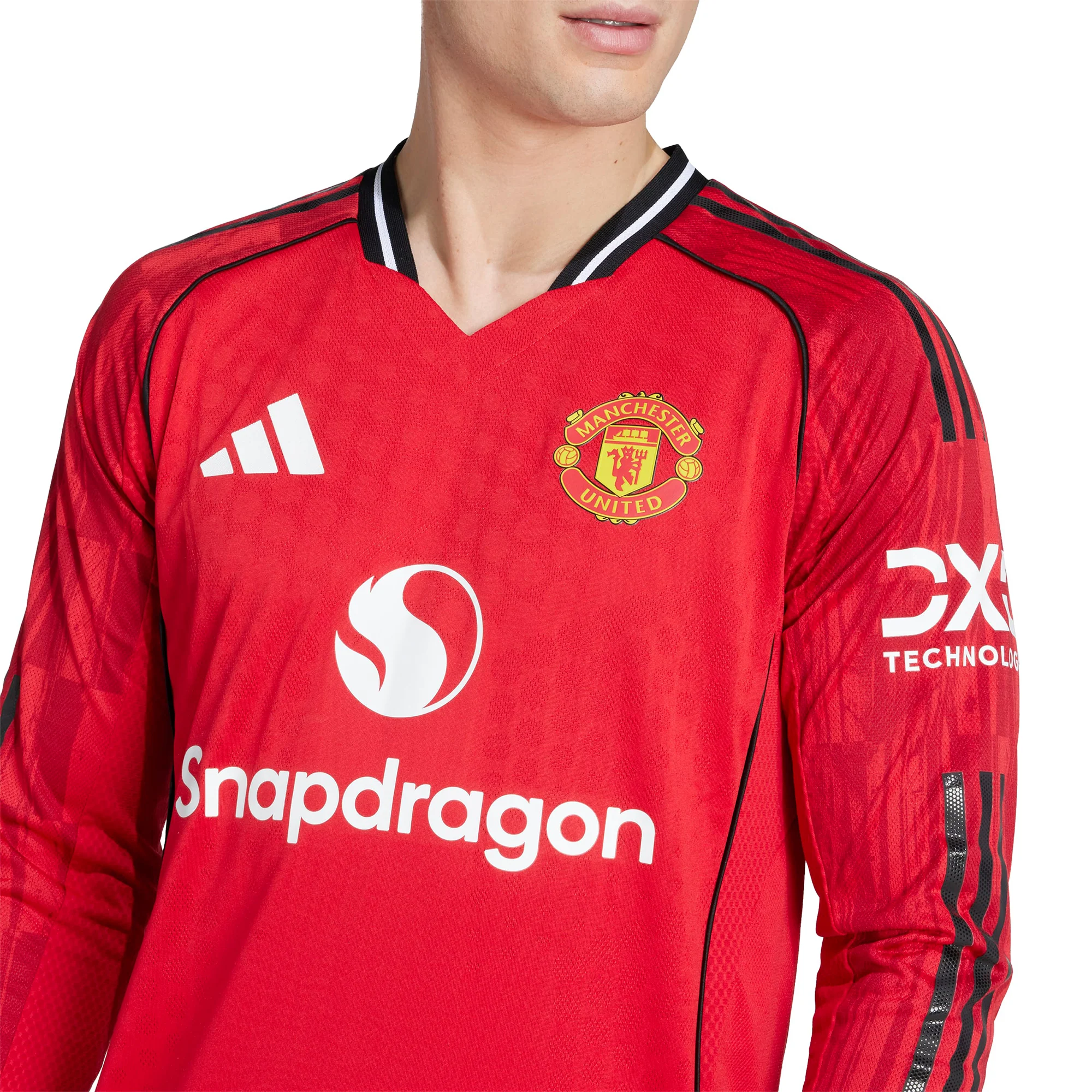 Man Utd 25/26 Home Authentic L/S Football Shirt - Image 5