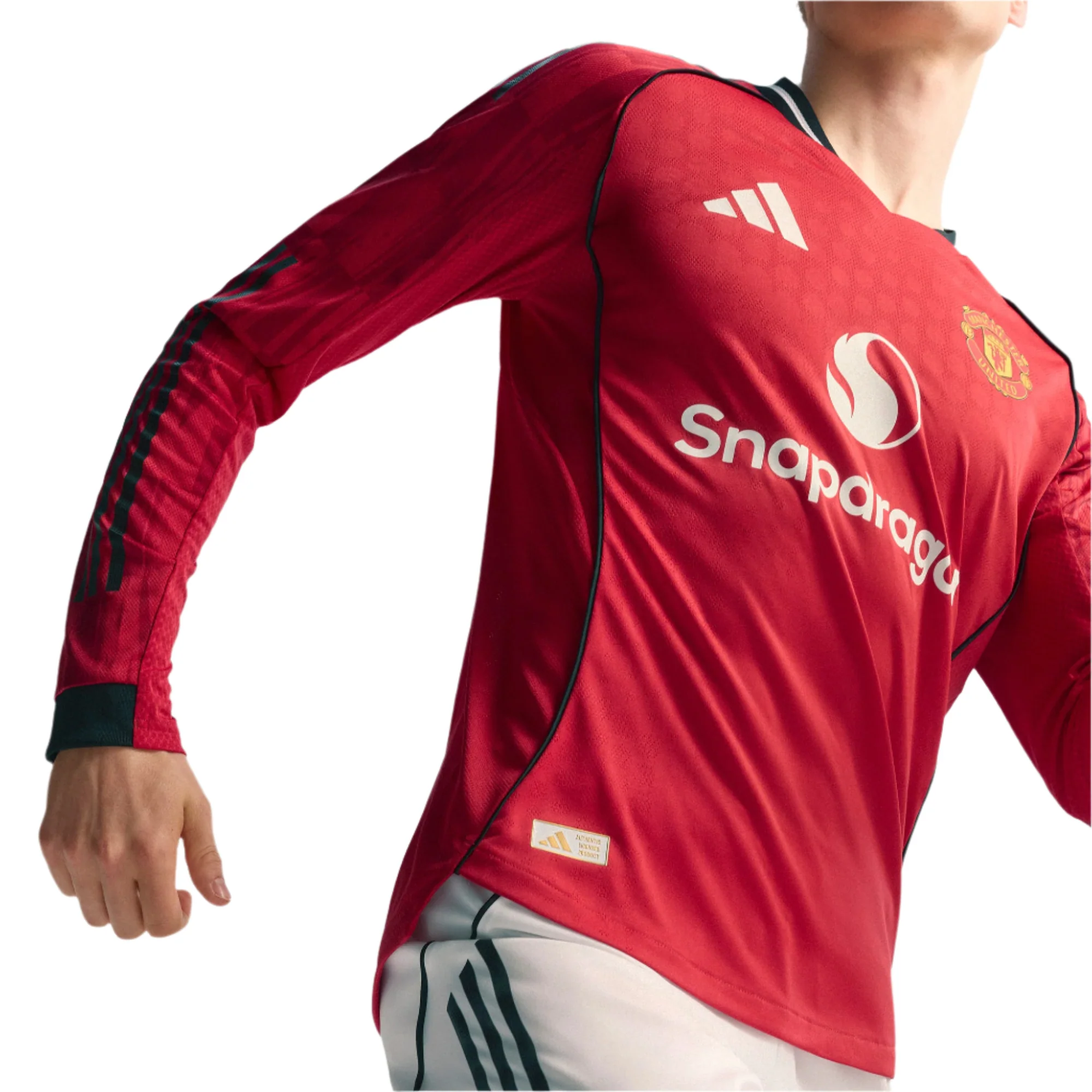 Man Utd 25/26 Home Authentic L/S Football Shirt - Image 6