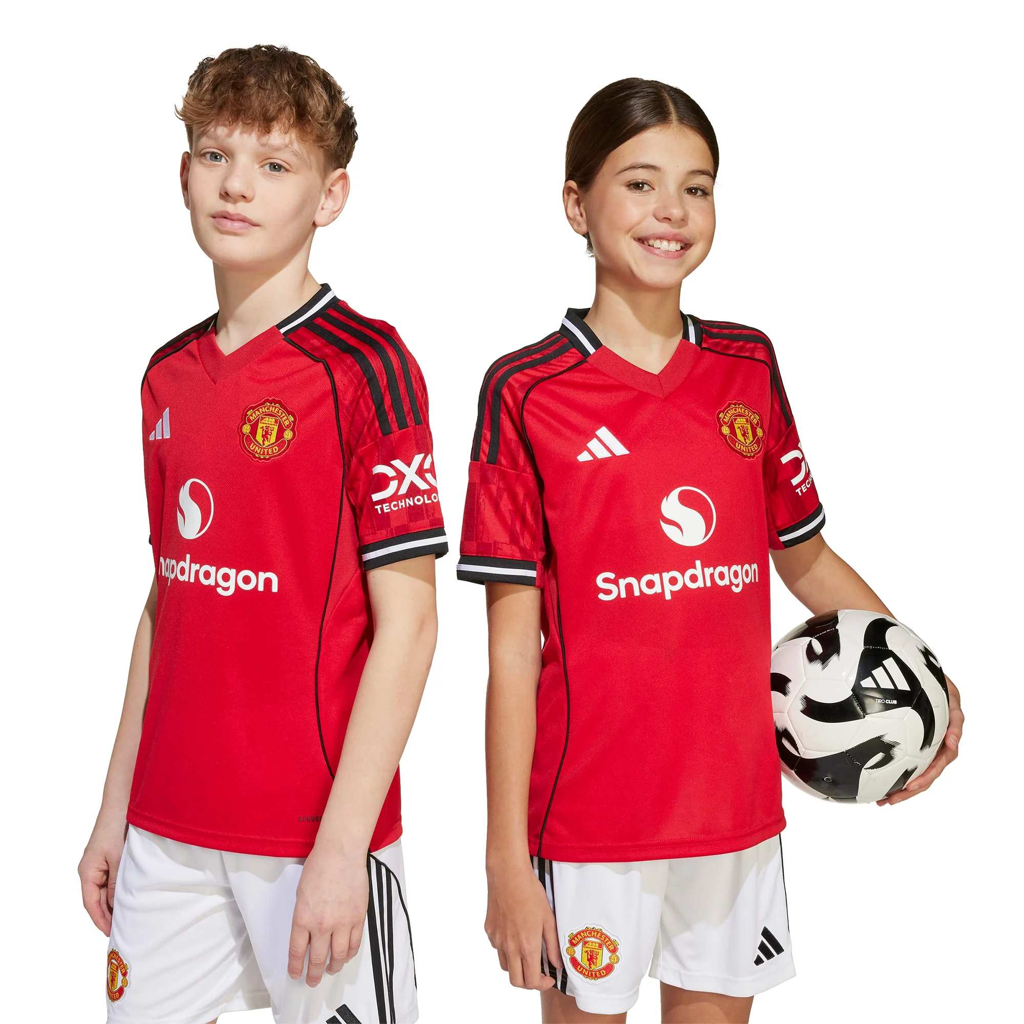 Man Utd 25/26 Home Football Shirt Jnr