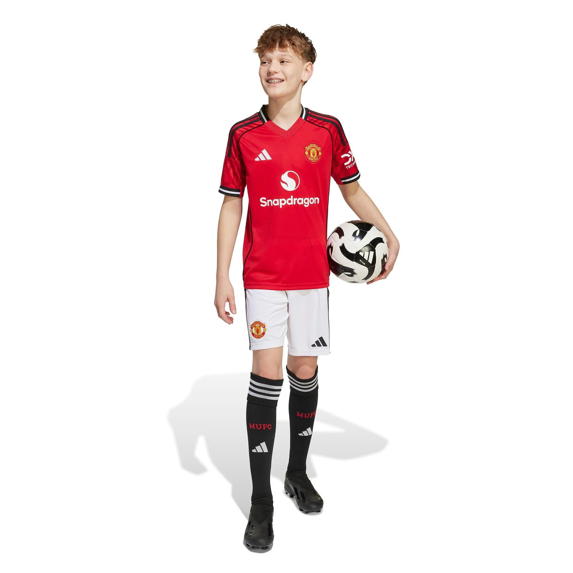 Man Utd 25/26 Home Football Shirt Jnr - Image 5