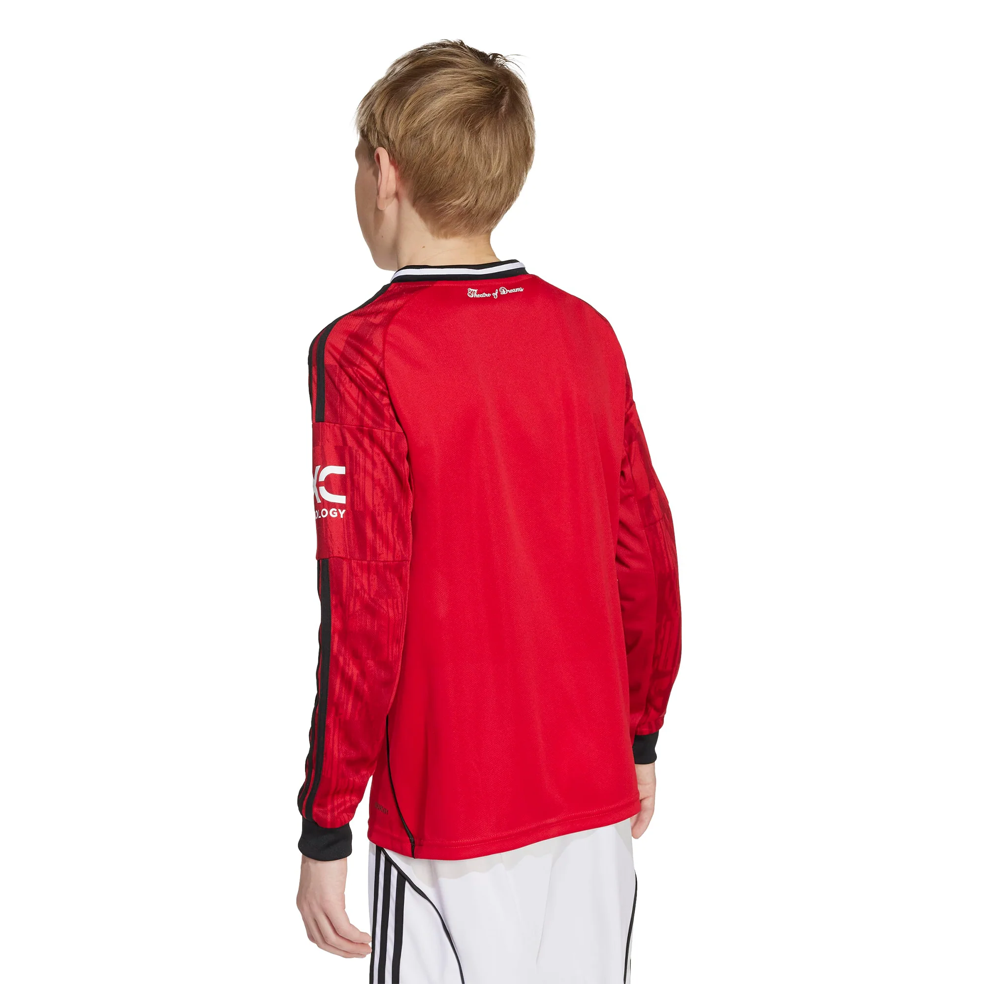 Man Utd 25/26 Home L/S Football Shirt Jnr - Image 4