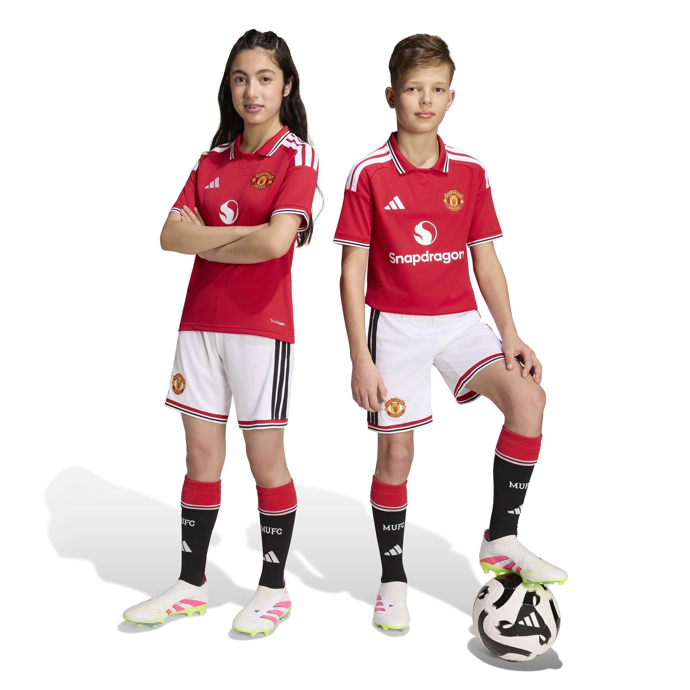 Man Utd 26/27 Home Football Shorts Jnr - Image 2