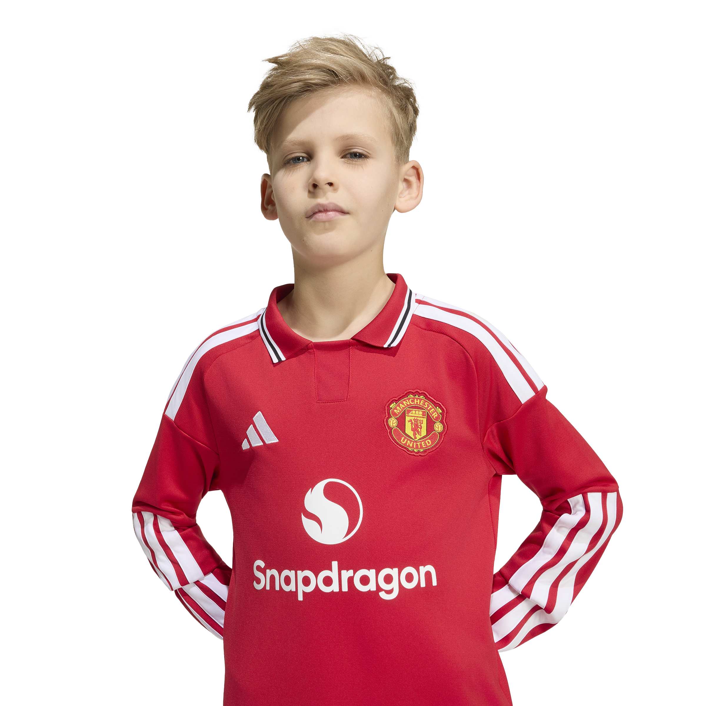 Man Utd 26/27 Home L/S Football Shirt Jnr - Image 4