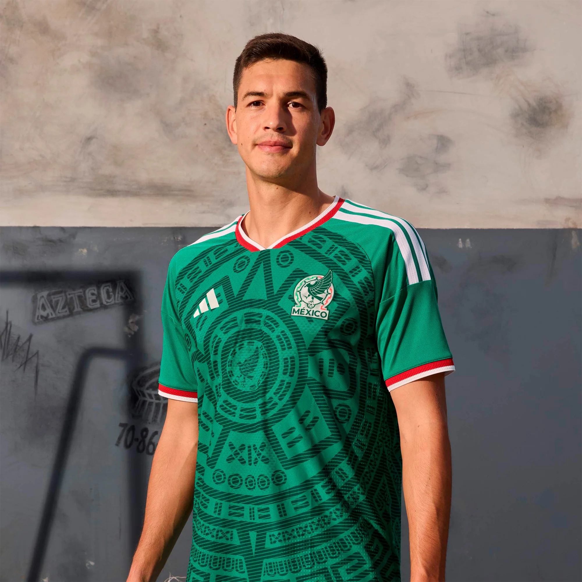 Mexico 26 Home Authentic Football Shirt - Image 2