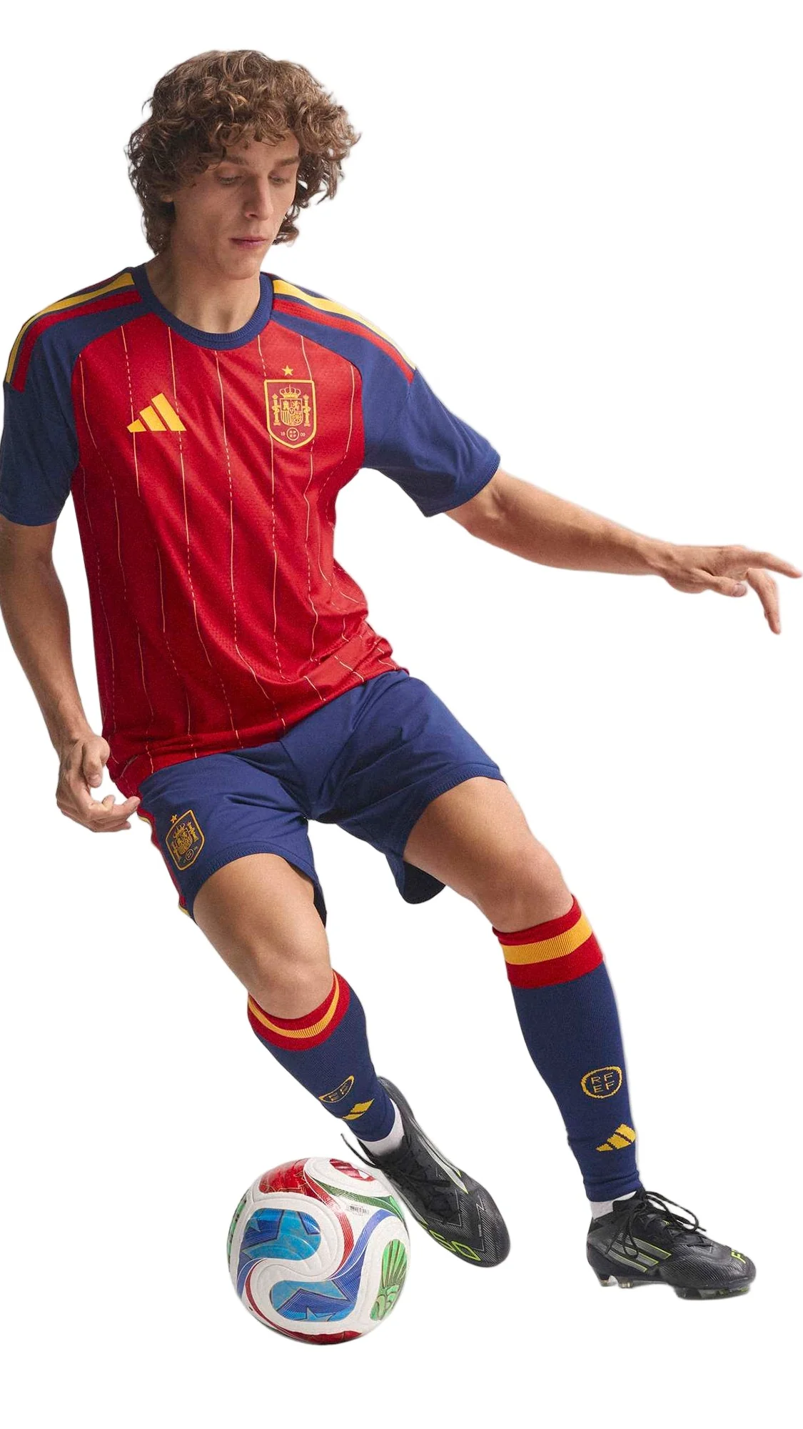 Spain 26 Home Authentic Football Shirt - Image 7