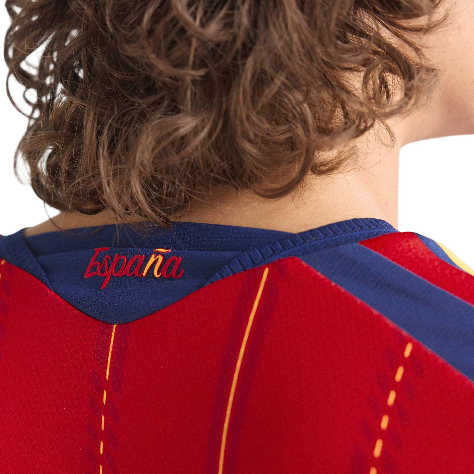 Spain 26 Home Authentic Football Shirt - Image 9