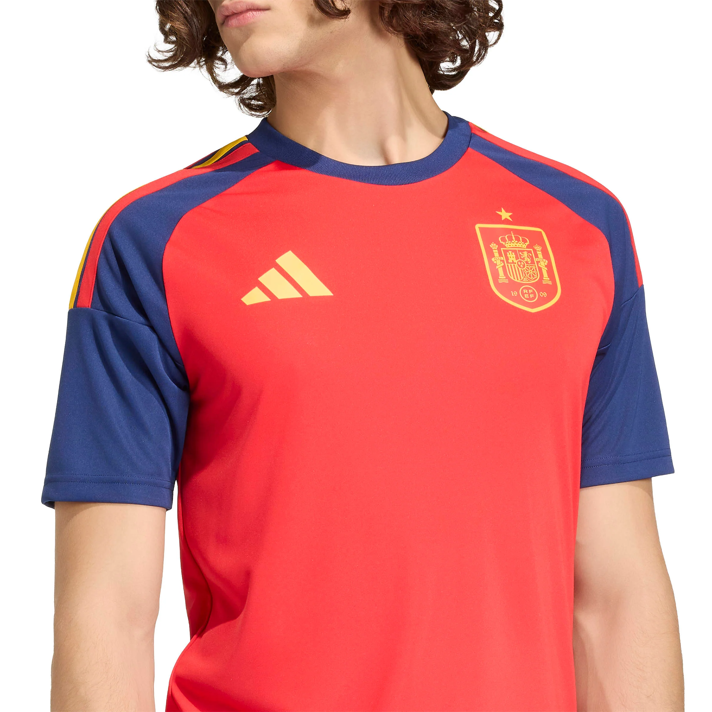 Spain 26 Home Fan Football Shirt - Image 4