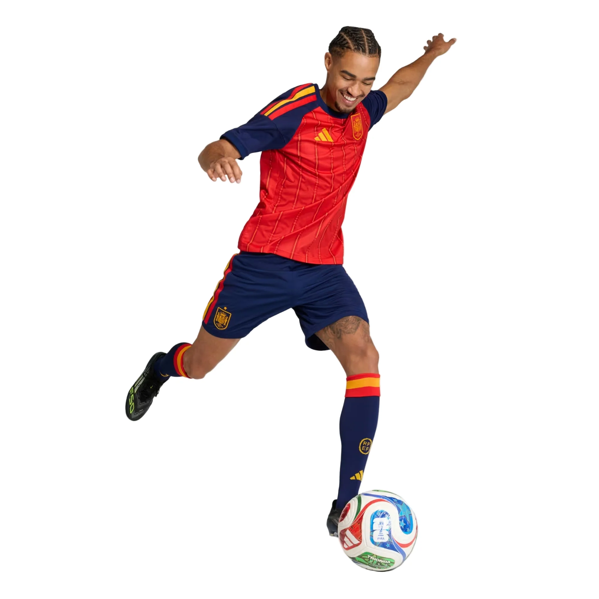 Spain 26 Home Football Shorts - Image 3