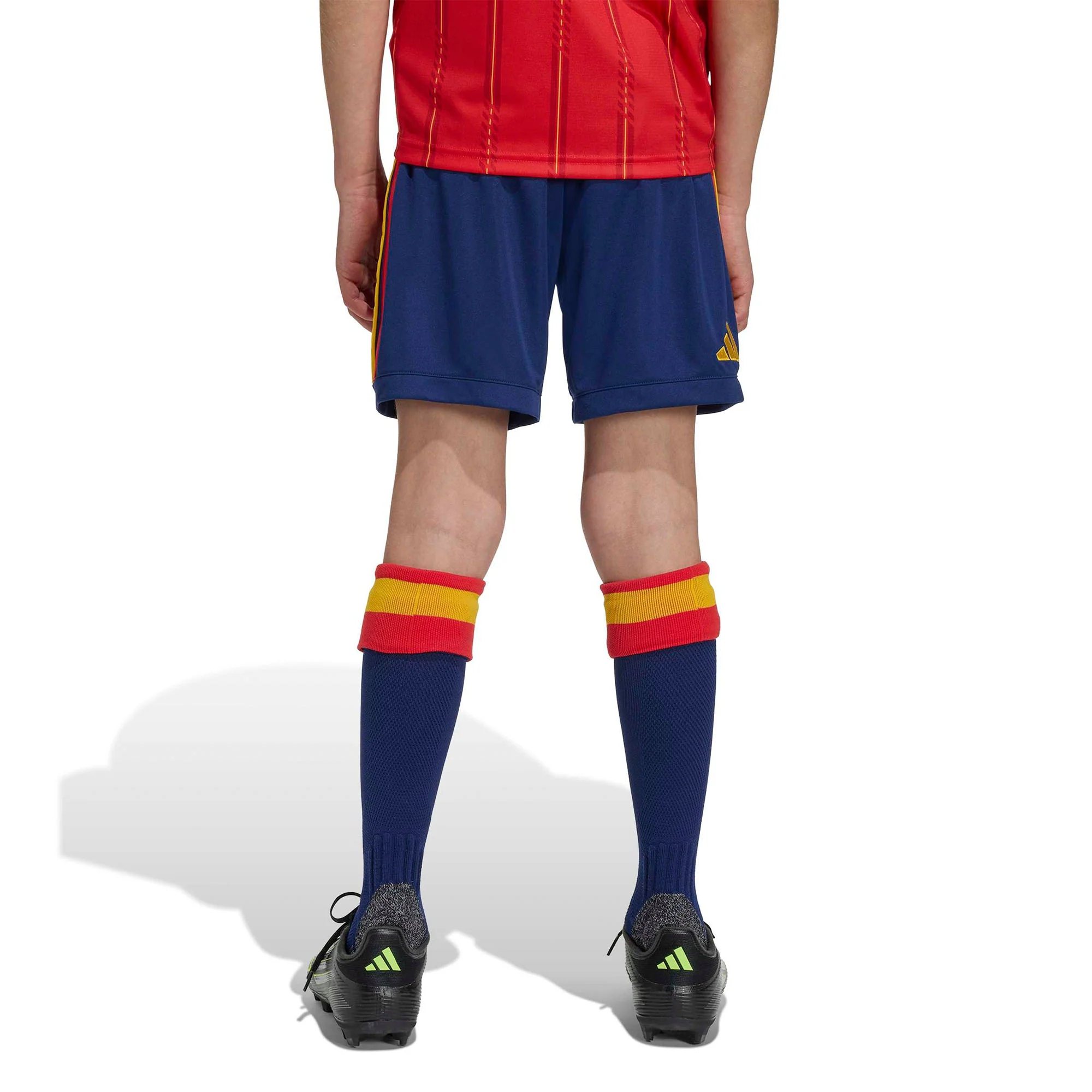 Spain 26 Home Football Shorts Jnr - Image 2