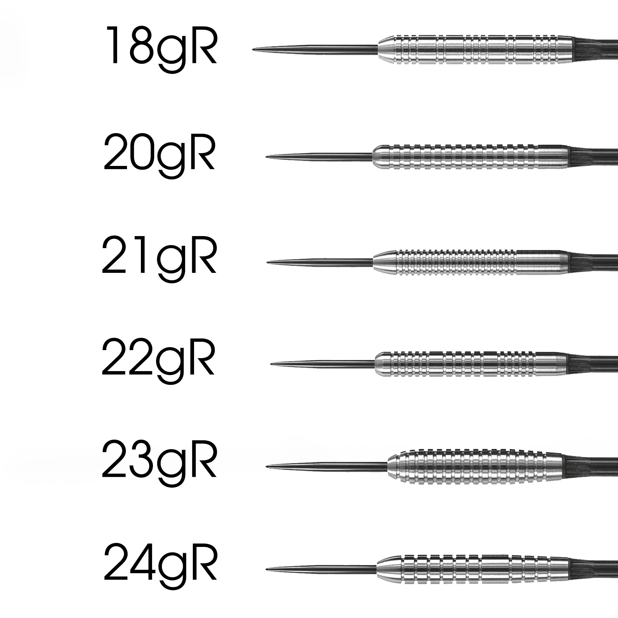 Assassin Ringed 80% Tungsten - Steel Tip Darts - Image 3