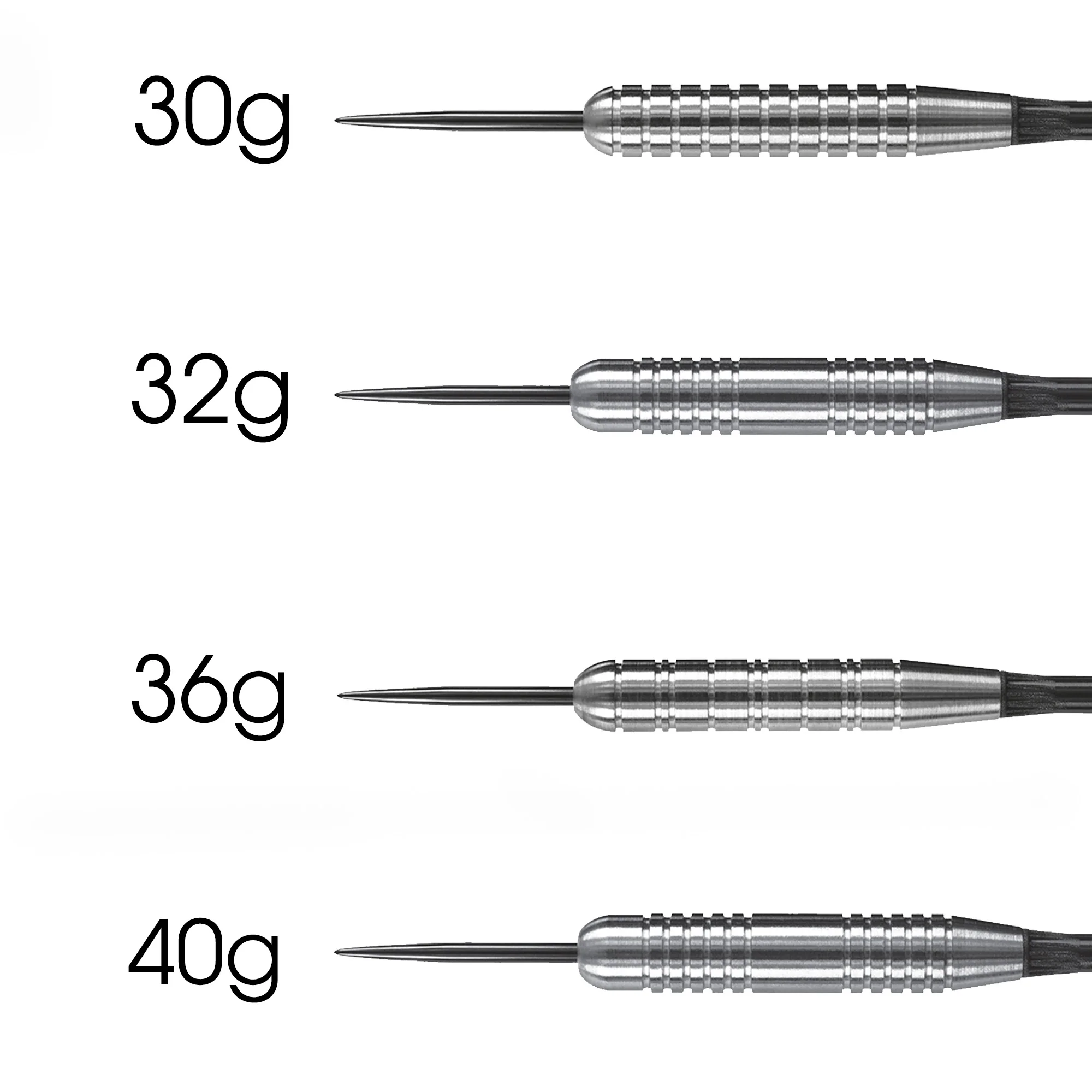 Assassin Heavy Ringed 80% Tungsten - Steel Tip Darts - Image 3