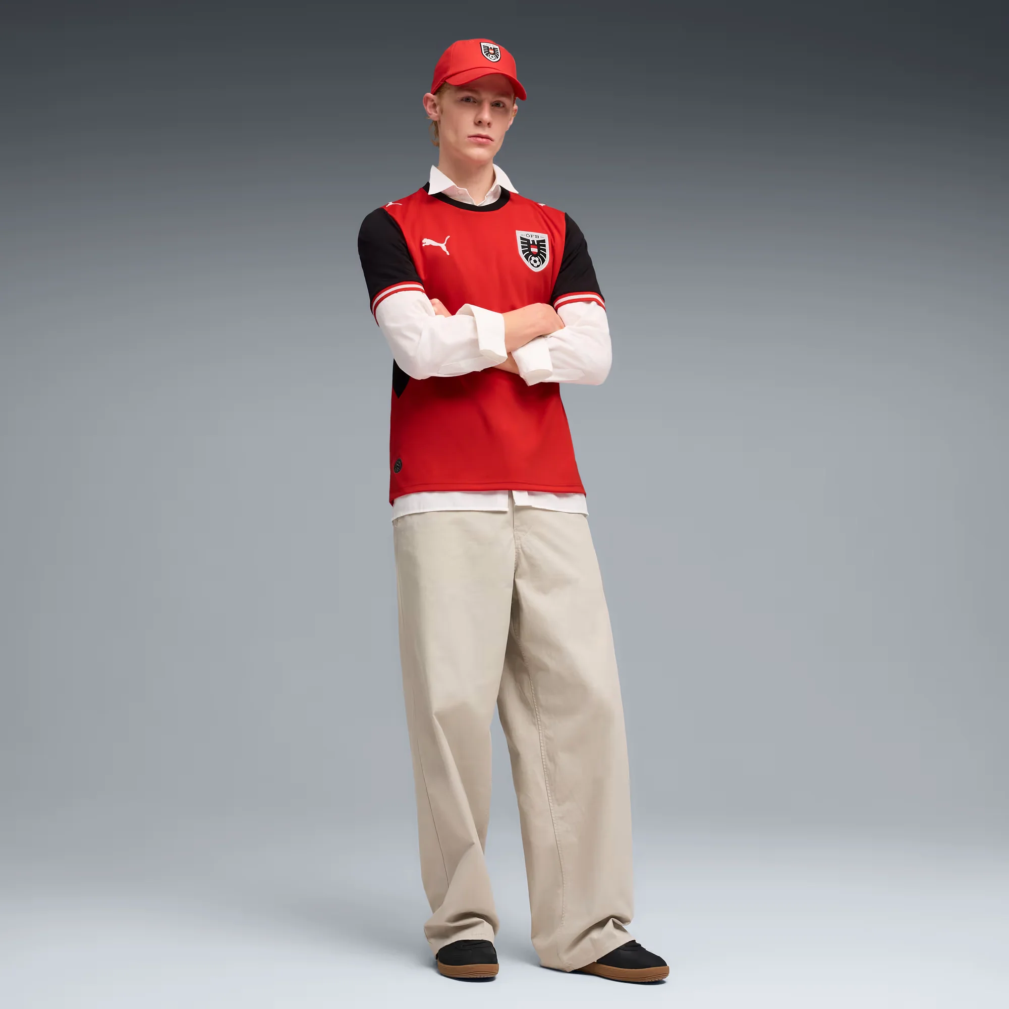 Austria 26 Home Football Shirt - Image 3