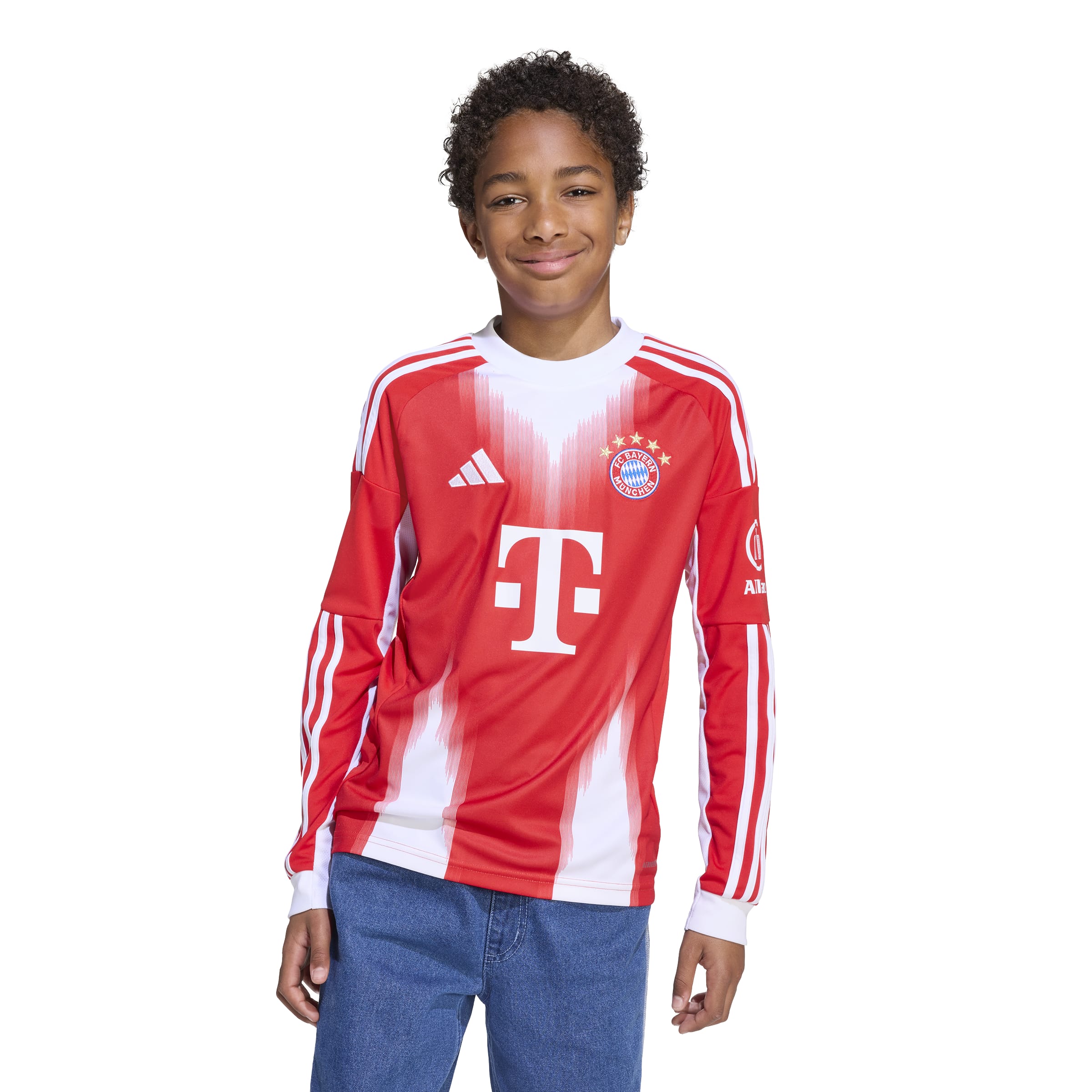 Bayern Munich 25/26 Home L/S Football Shirt Jnr - Image 3