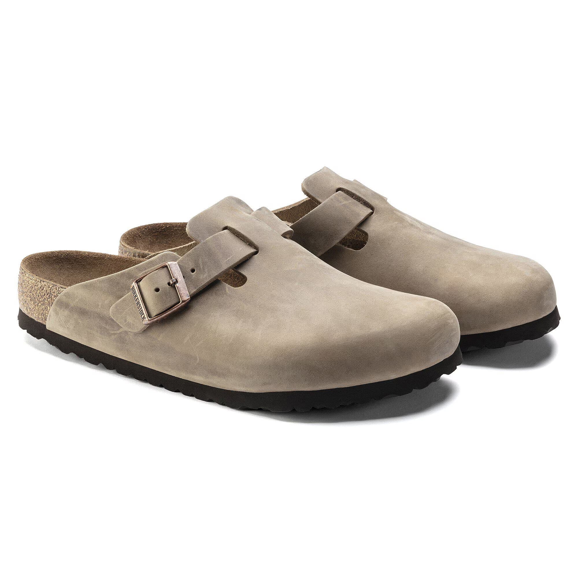 Boston Soft Footbed Oiled Leather Sandals - Image 4