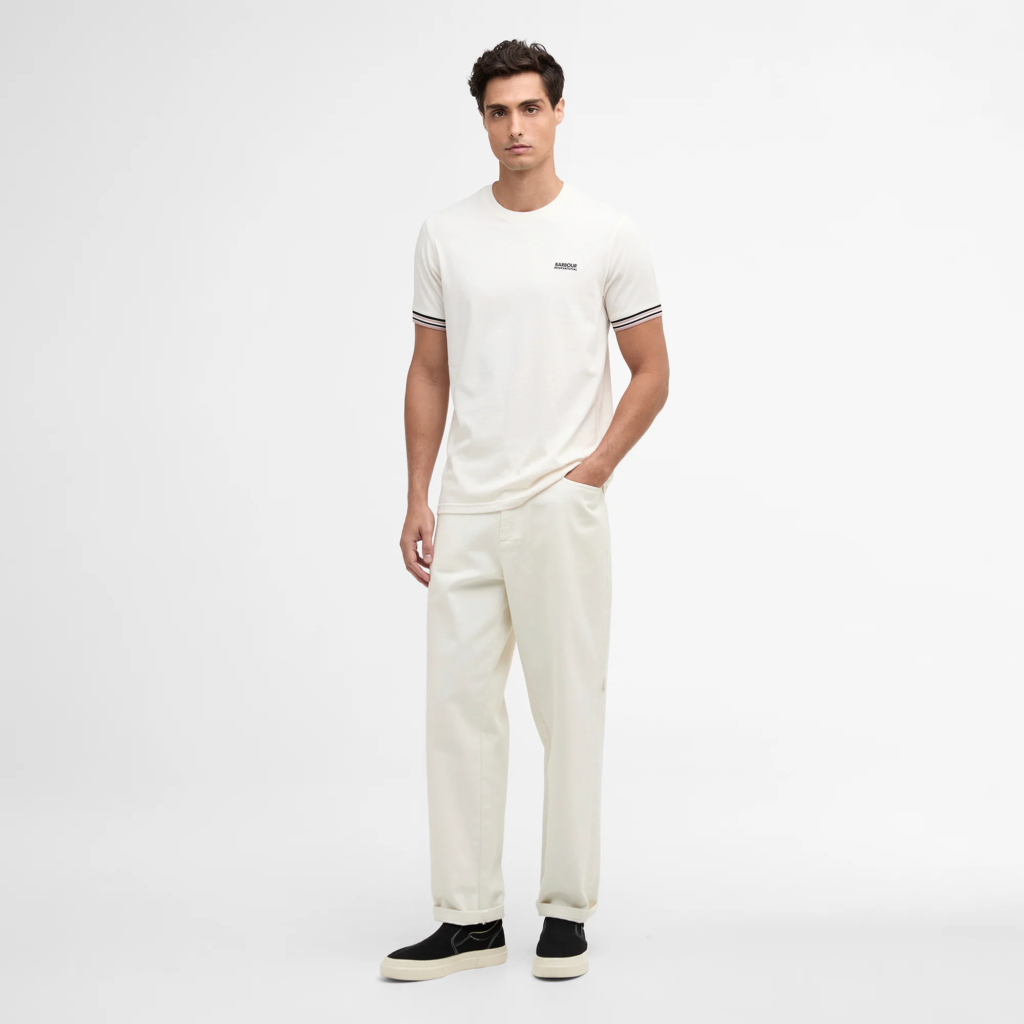 Burnwood Tipped Cuff T-Shirt - Image 3