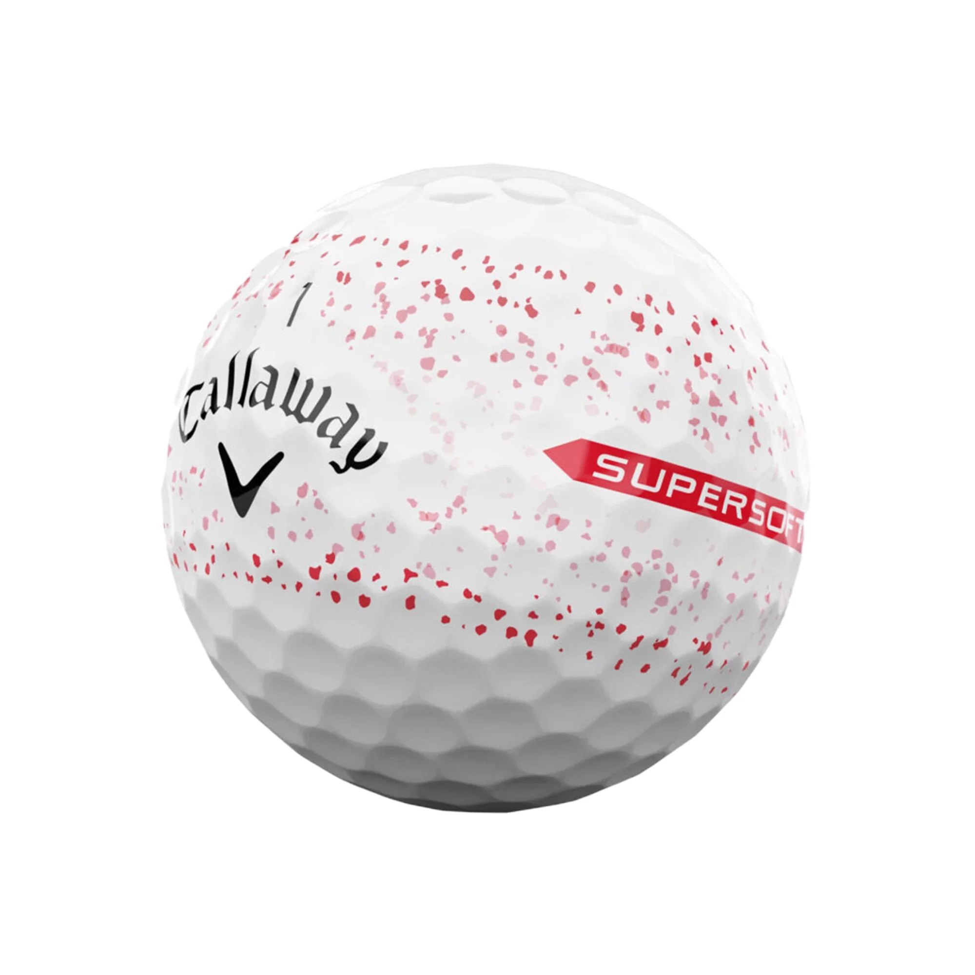 Supersoft 25 Splatter 360 Golf Balls (Sleeve) - Image 3