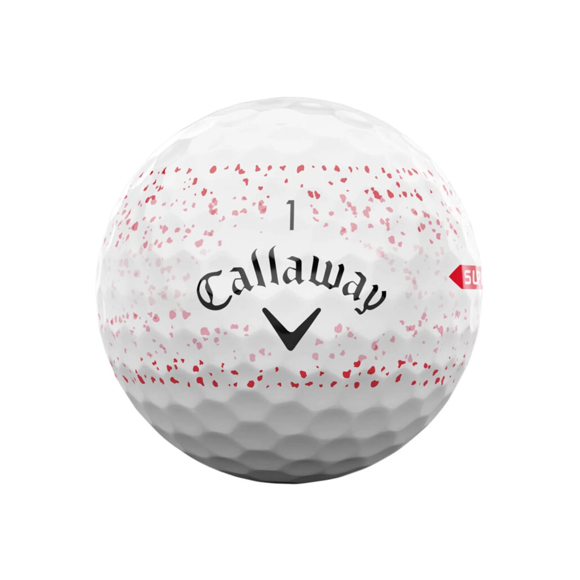 Supersoft 25 Splatter 360 Golf Balls (Sleeve) - Image 4