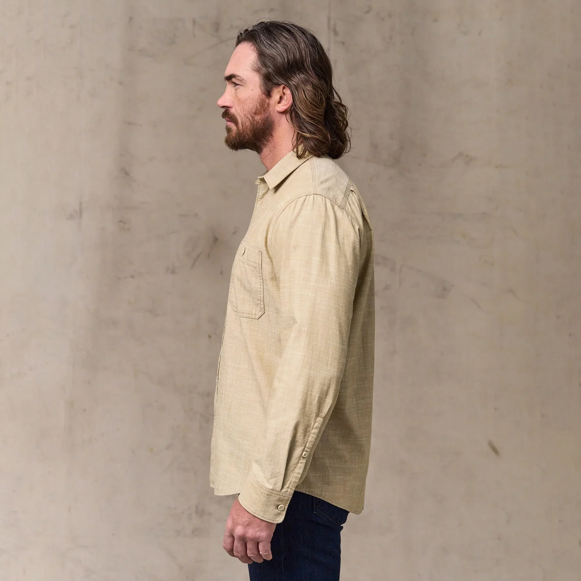 Chambray CPO Cotton Shirt - Image 2