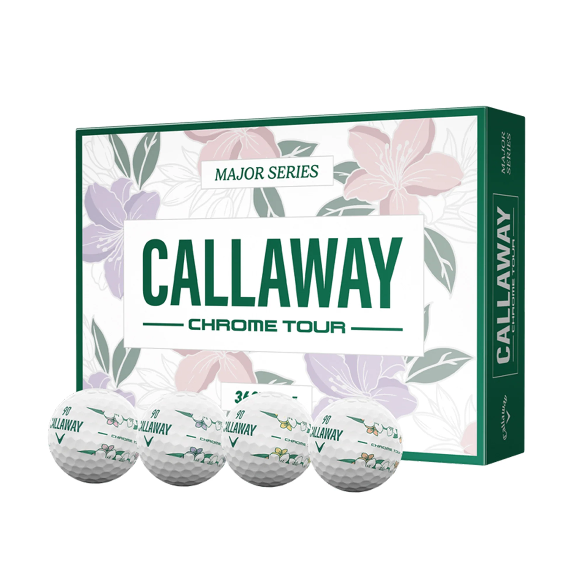 Chrome Tour 26 Truvis Major Stripe Golf Balls