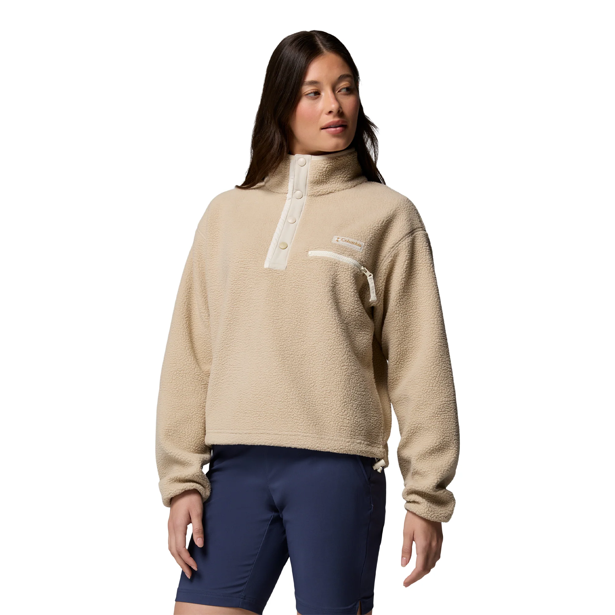 Women's Helvetia II Cropped Half Snap Fleece - Image 5