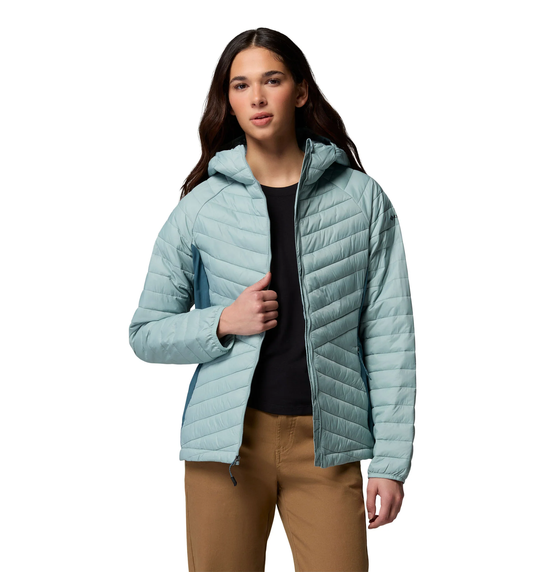Women's Powder Pass III Hybrid Hooded Jacket - Image 4
